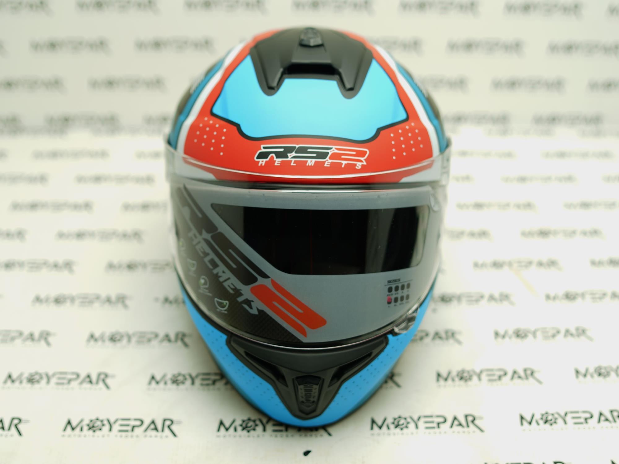 RS2 32010/1 MAVİ FULL FACE KASK