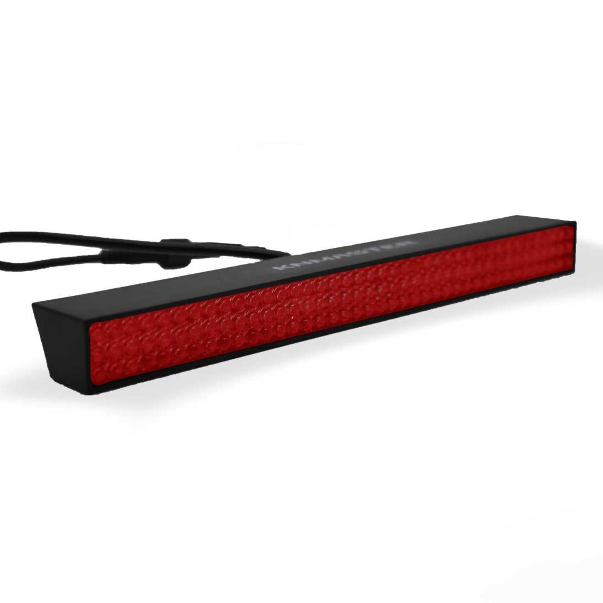 KNMASTER STOP-1150 DİKDÖRTGEN KIRMIZI-TURUNCU LED KAYAN SİNYALLİ MOTOSİKLET PLAKALIK KEDİGÖZÜ