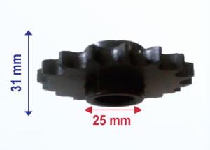 7ATV0522-530-25-17-M ATV KANUNİ ÖN DİŞLİ 530 17T İÇ 25 MM UZUNLUK 31 MM