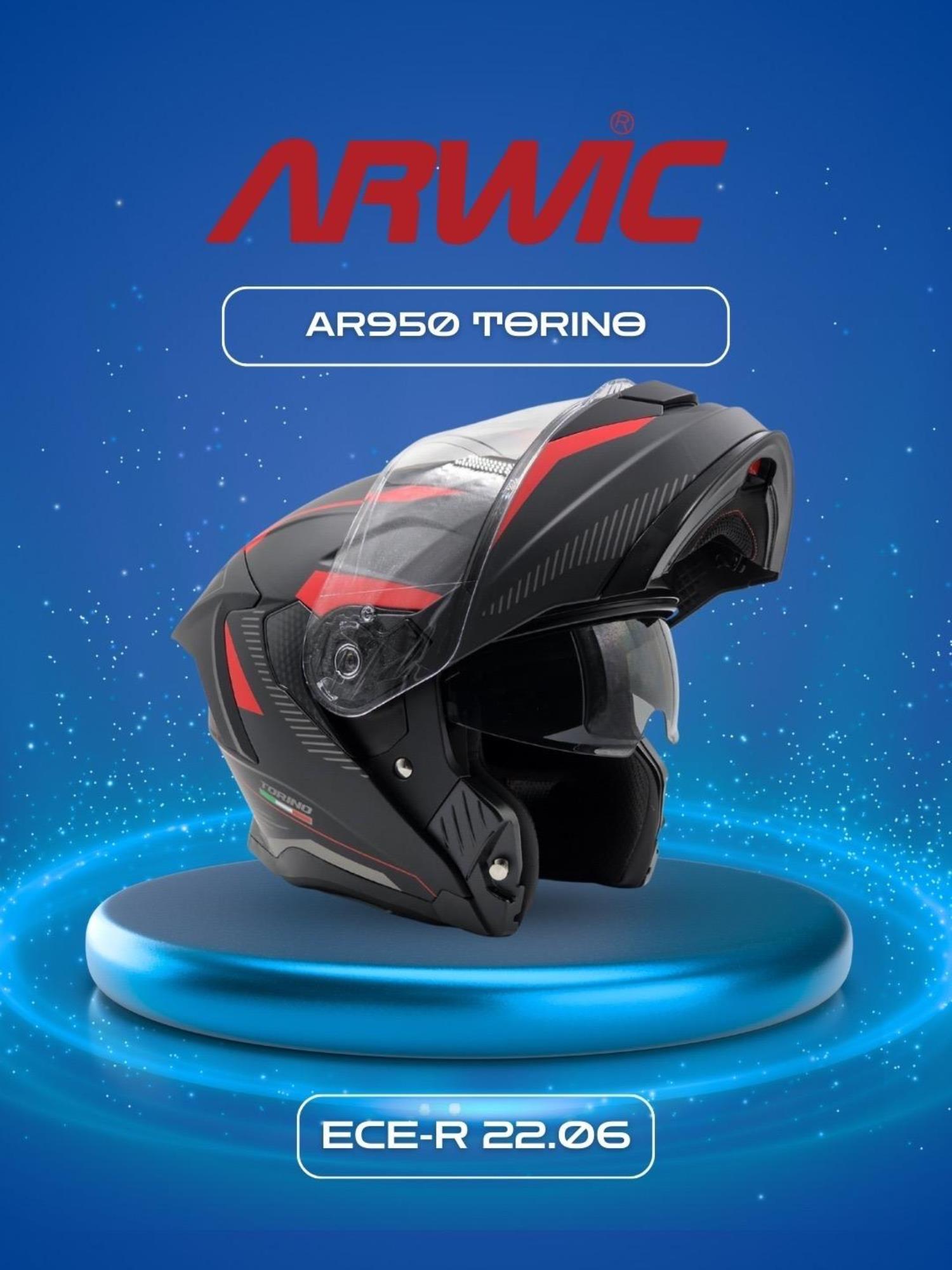 ARWİC KASK ÇENE AÇILIR AR950 TOR BRG