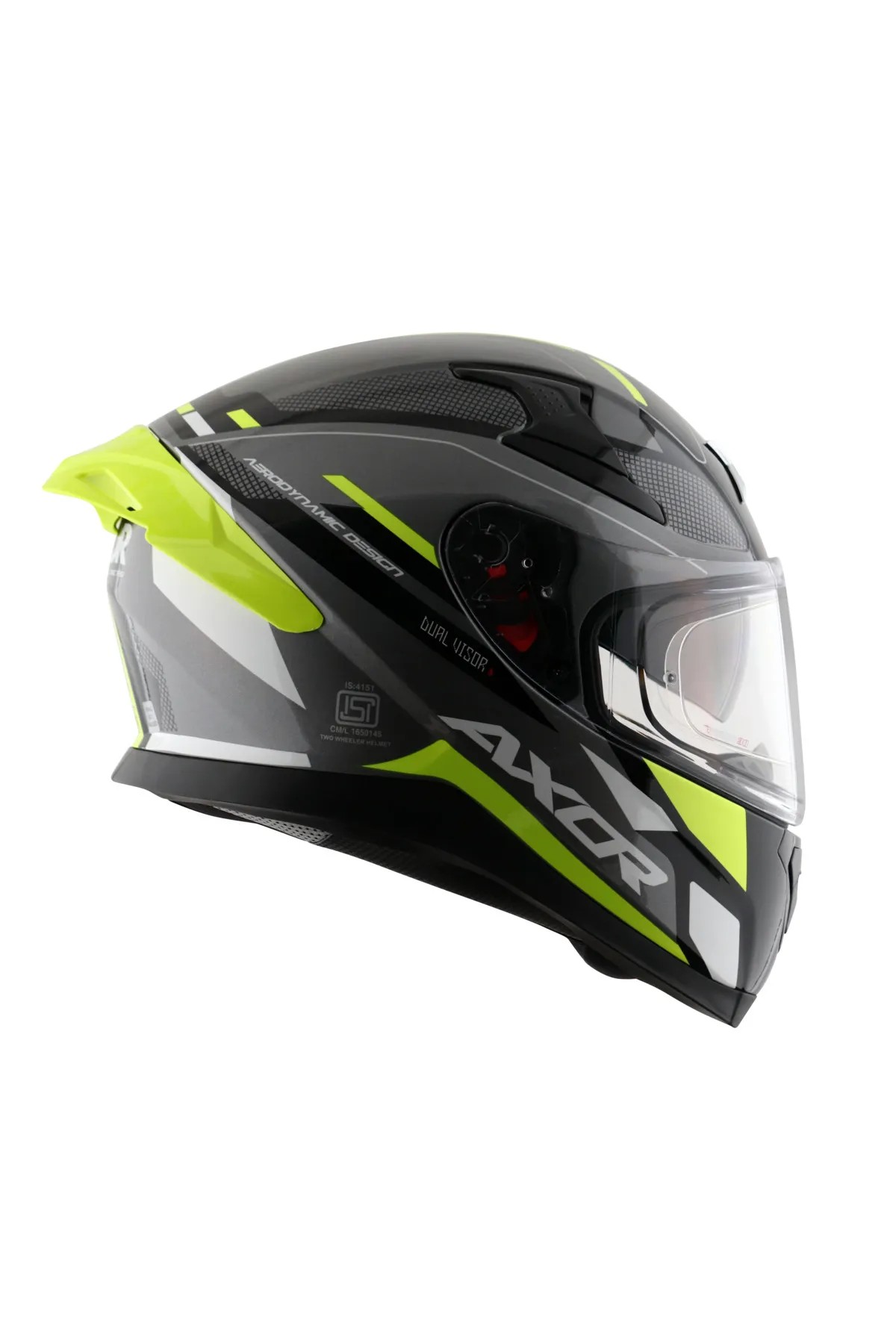 Axor Helmets Apex Turbine Black Neon Grey