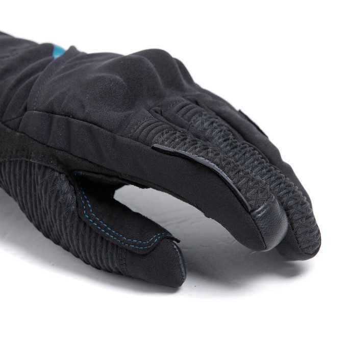 DAINESE ELD/TRENTO D-DRY GLOVES WMN BLACK OCEAN DEPTHS