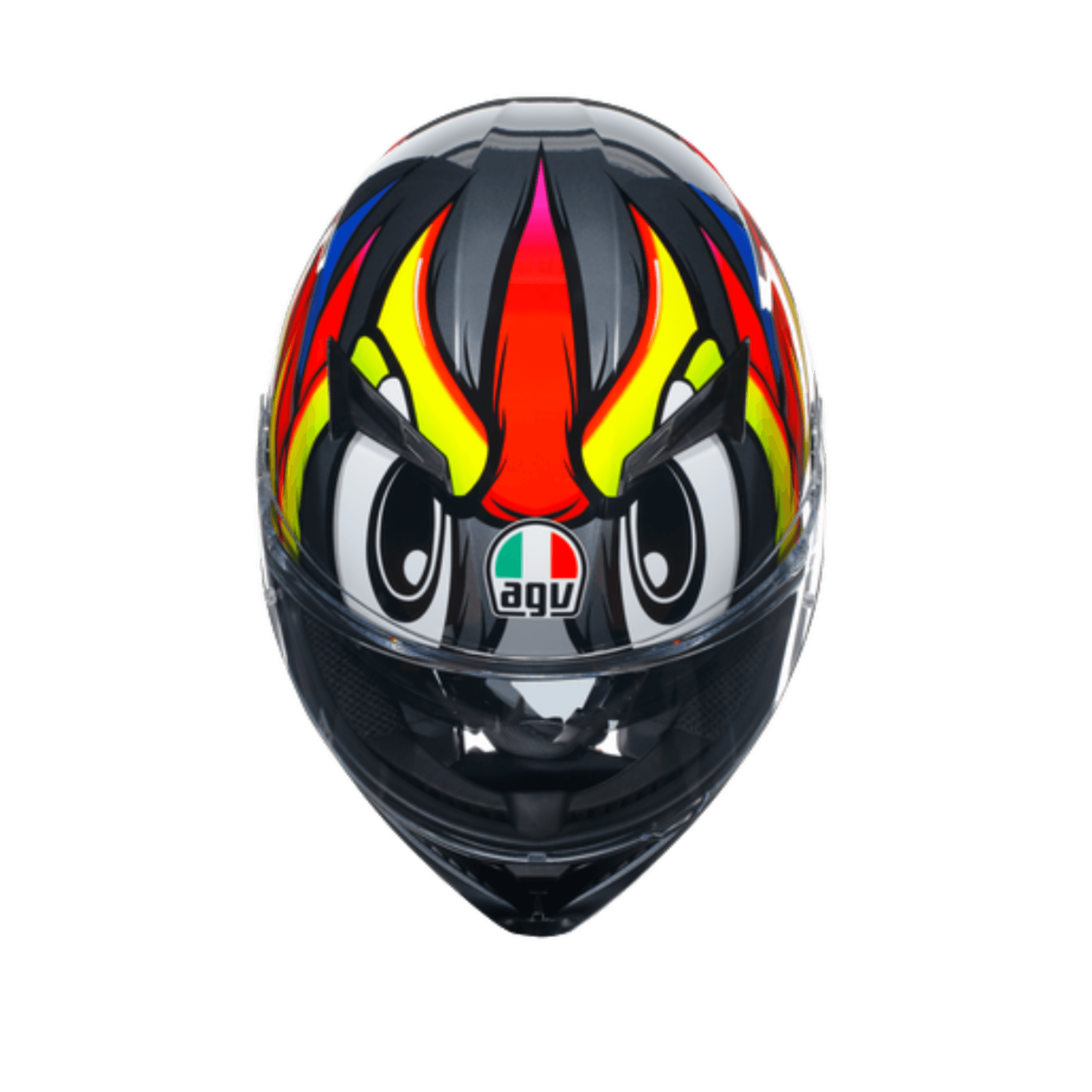 AGV KASK/K3 MPLK BIRDY 2.0 GREY YLW RED