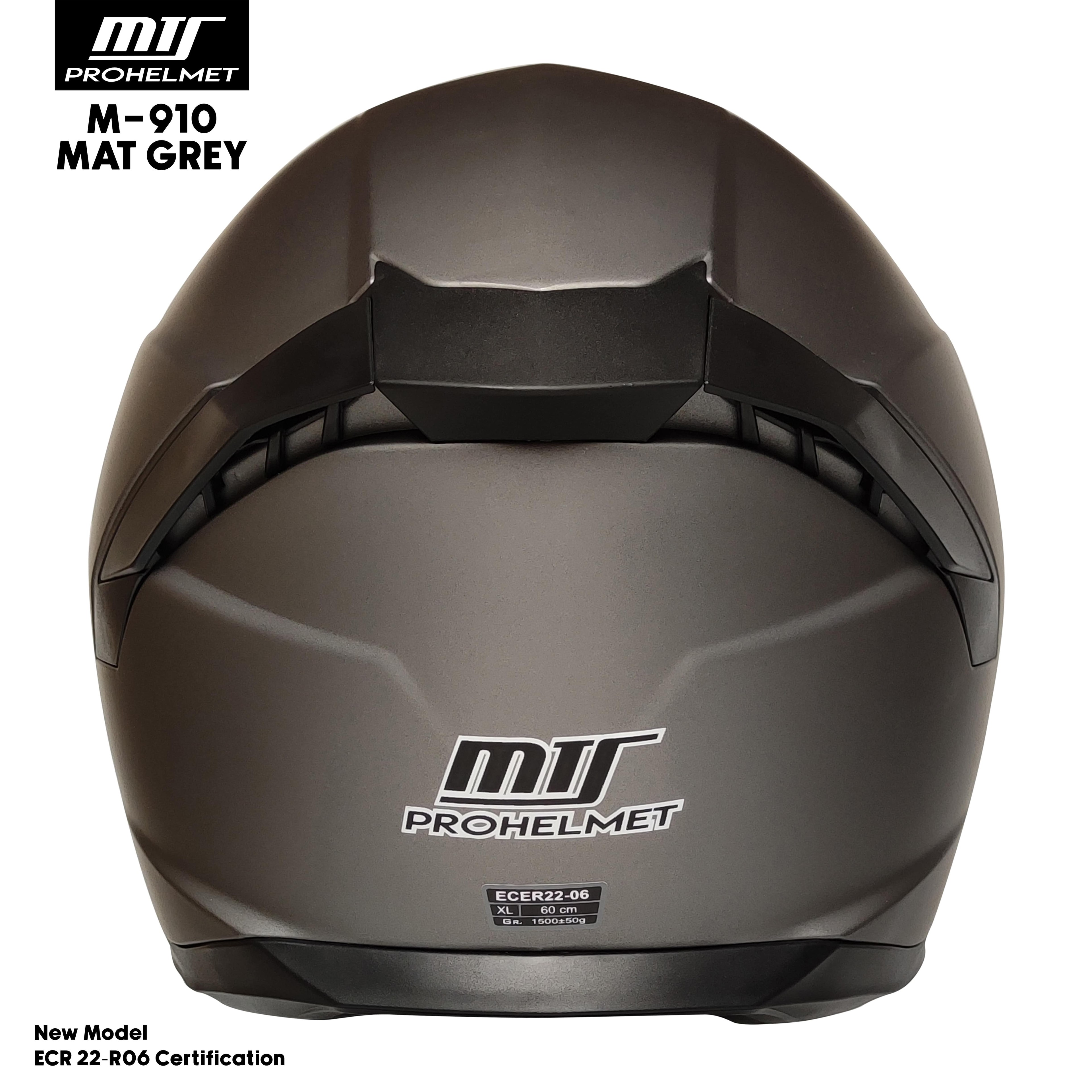 Mts Helmets 910 Mat Grey