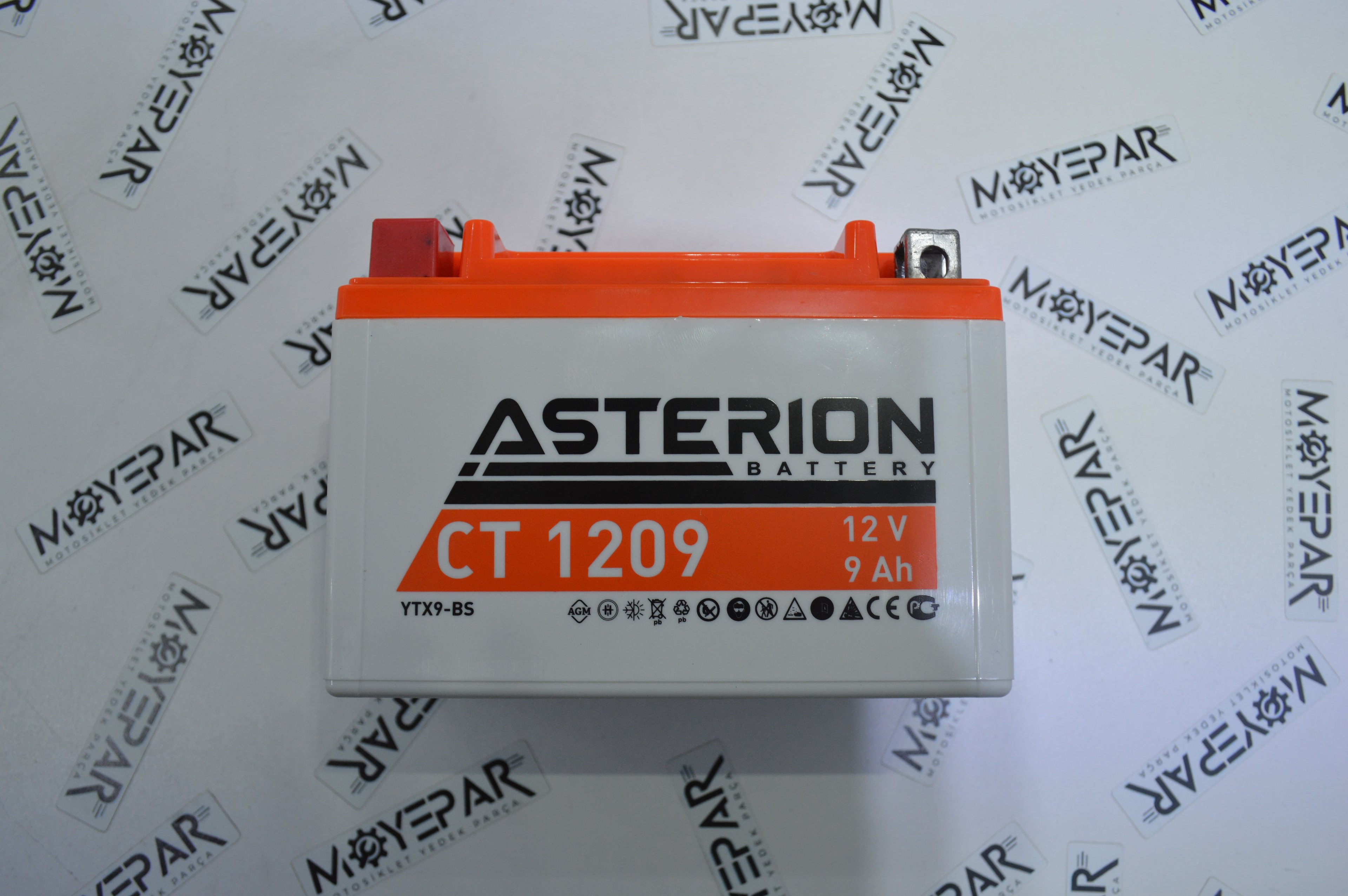 Asterıon Battery Ct1209 Ytx9-Bs Yatık Akü