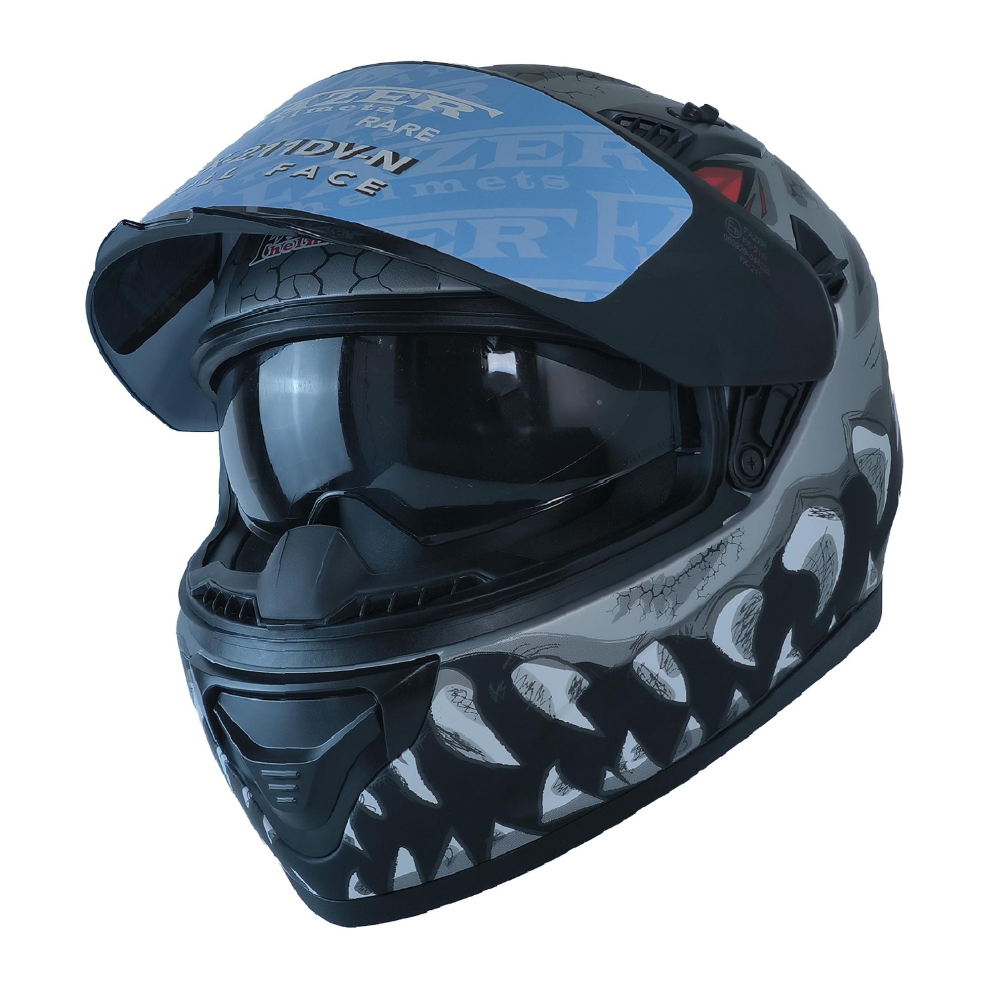 FAZER 211-DV FULL FACE KASK RISKY MATT