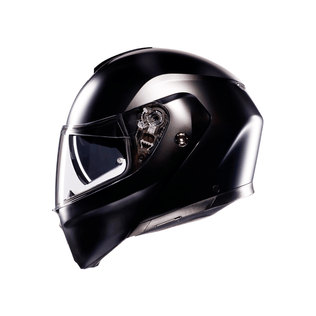 AGV KASK/STREETMODULAR MONO MATT BLACK ÇENE AÇILIR