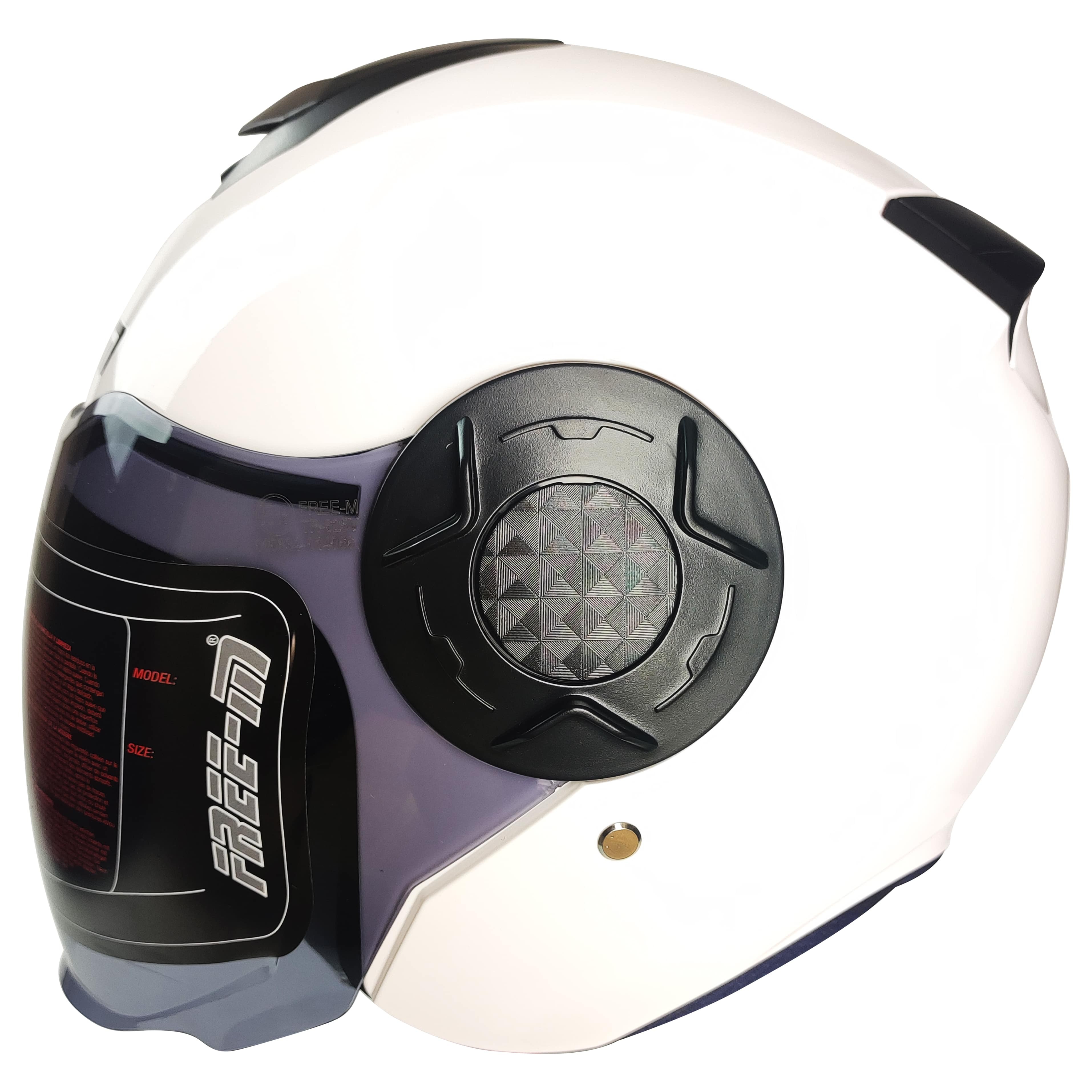 Free-m FR-665 Yarım Kask - BEYAZ