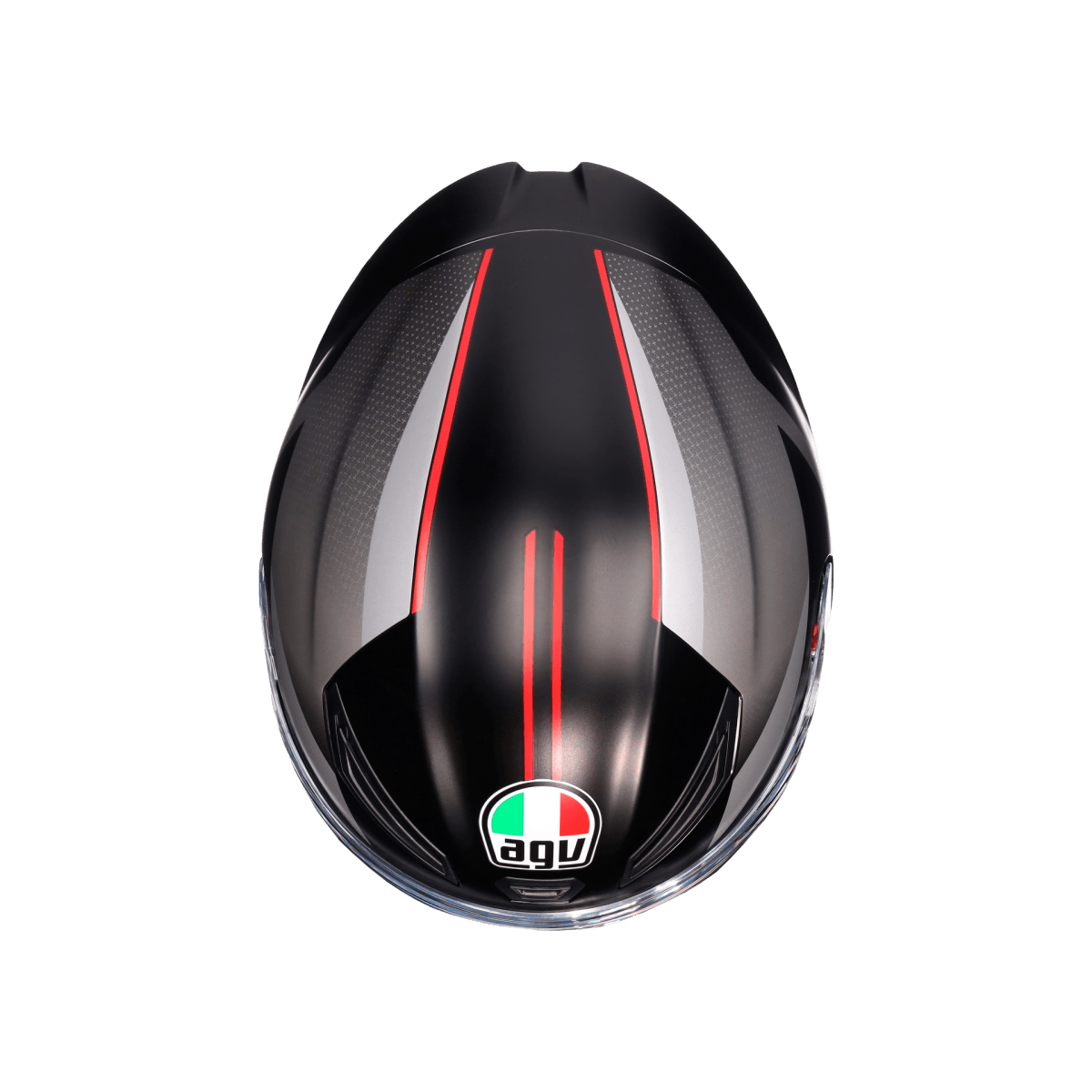 AGV KASK/K1 S LAP MATT BLACK/GREY/RED