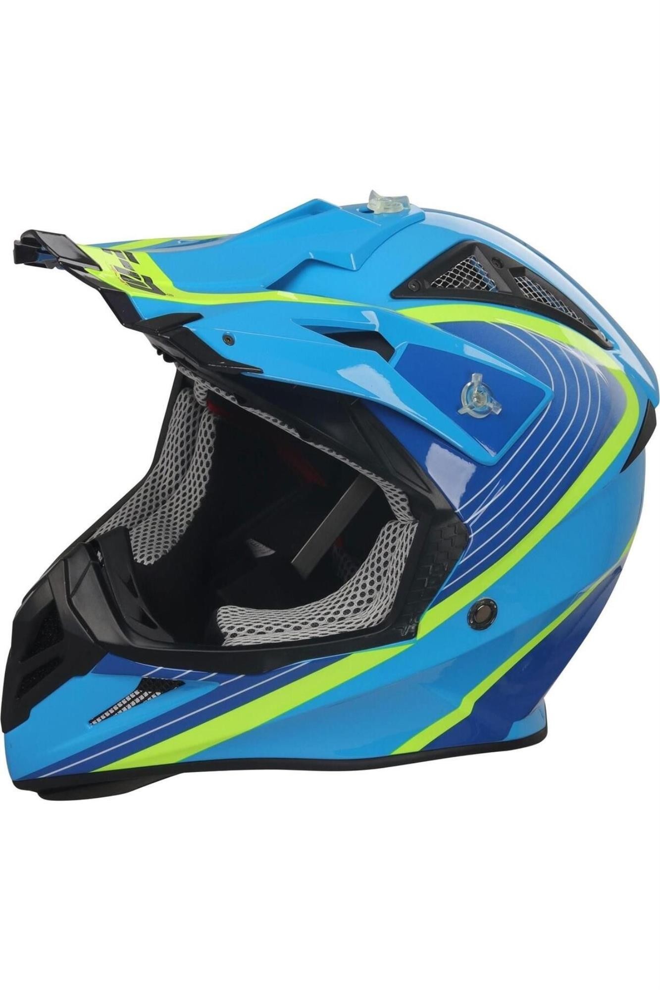 FREEM FR-801 CROSS KASK BLUE YELLOW