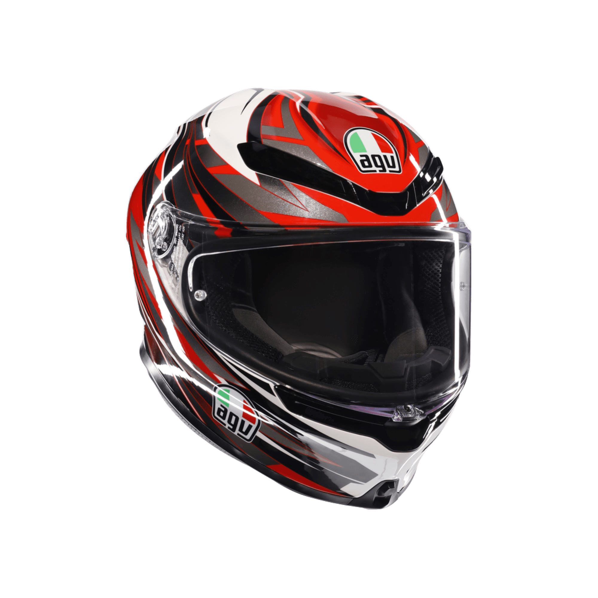 AGV KASK/K6 S MPLK REEVAL WHITE RED GREY M0165