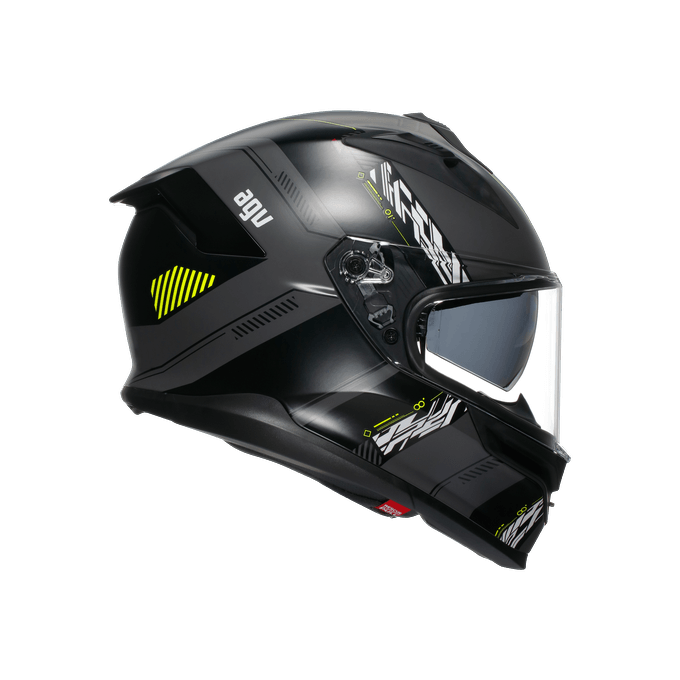 AGV KASK/K7 MPLK KYBER MATT GREY/YELLOW FLUO