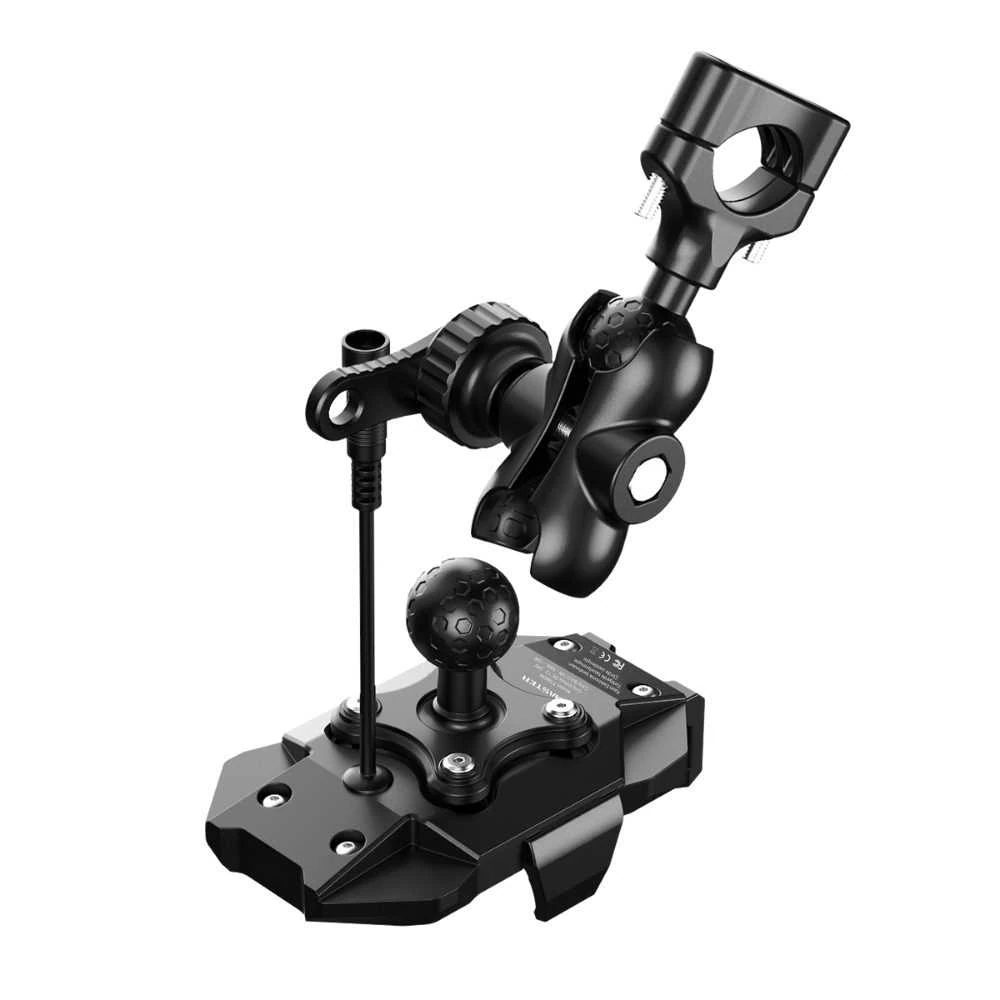 KN MASTER TT-880 WU KABLOSUZ ŞARJLI TİTREŞİM ÖNLEYİCİLİ MOTOSİKLET TELEFON TUTUCU