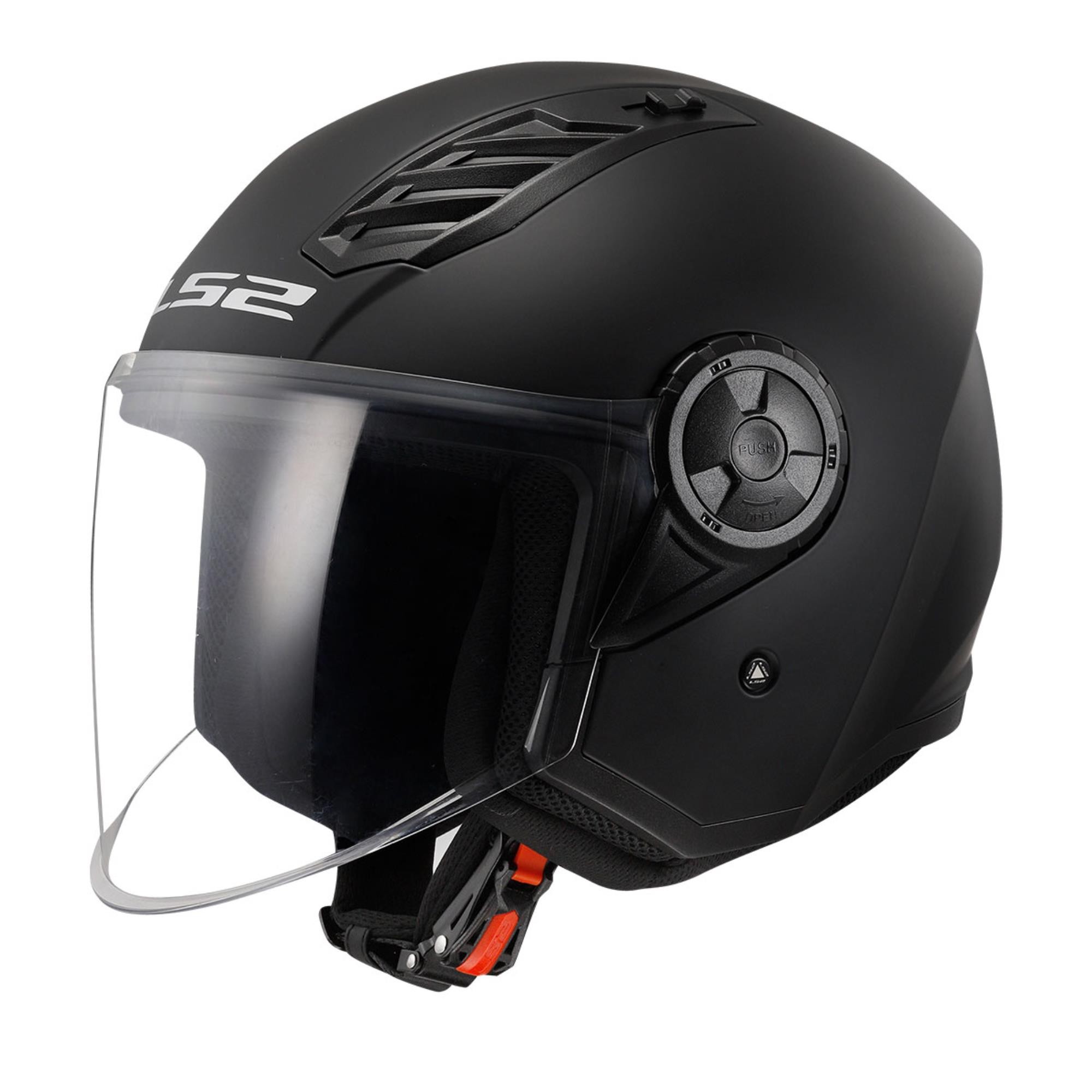 LS2 AIRFLOW 2 MAT SİYAH YARIM KASK