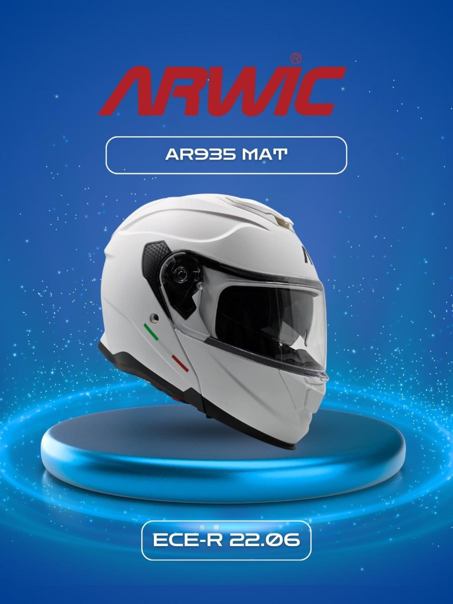 ARWİC KASK AR935 MAT BEYAZ