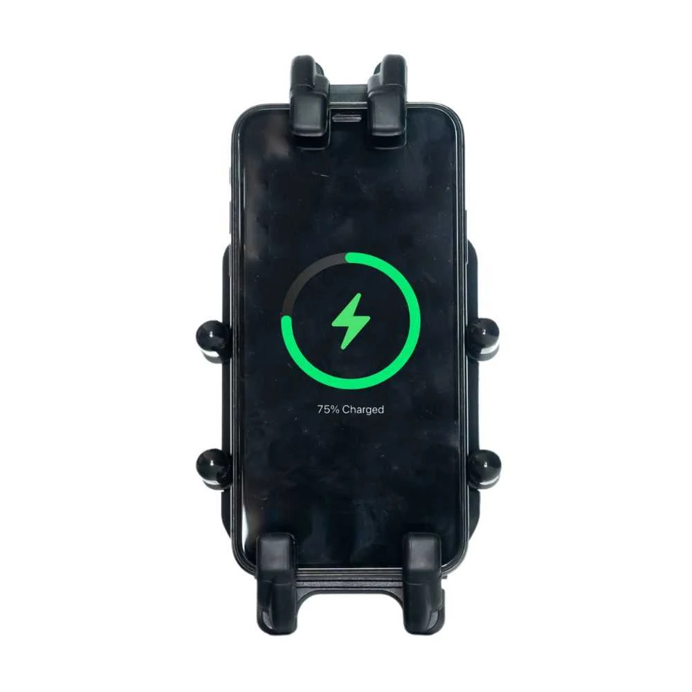 KNMASTER TT-860WU KABLOSUZ ŞARJLI TÜM MOTOSİKLETLERE UYUMLU TELEFON TUTUCU