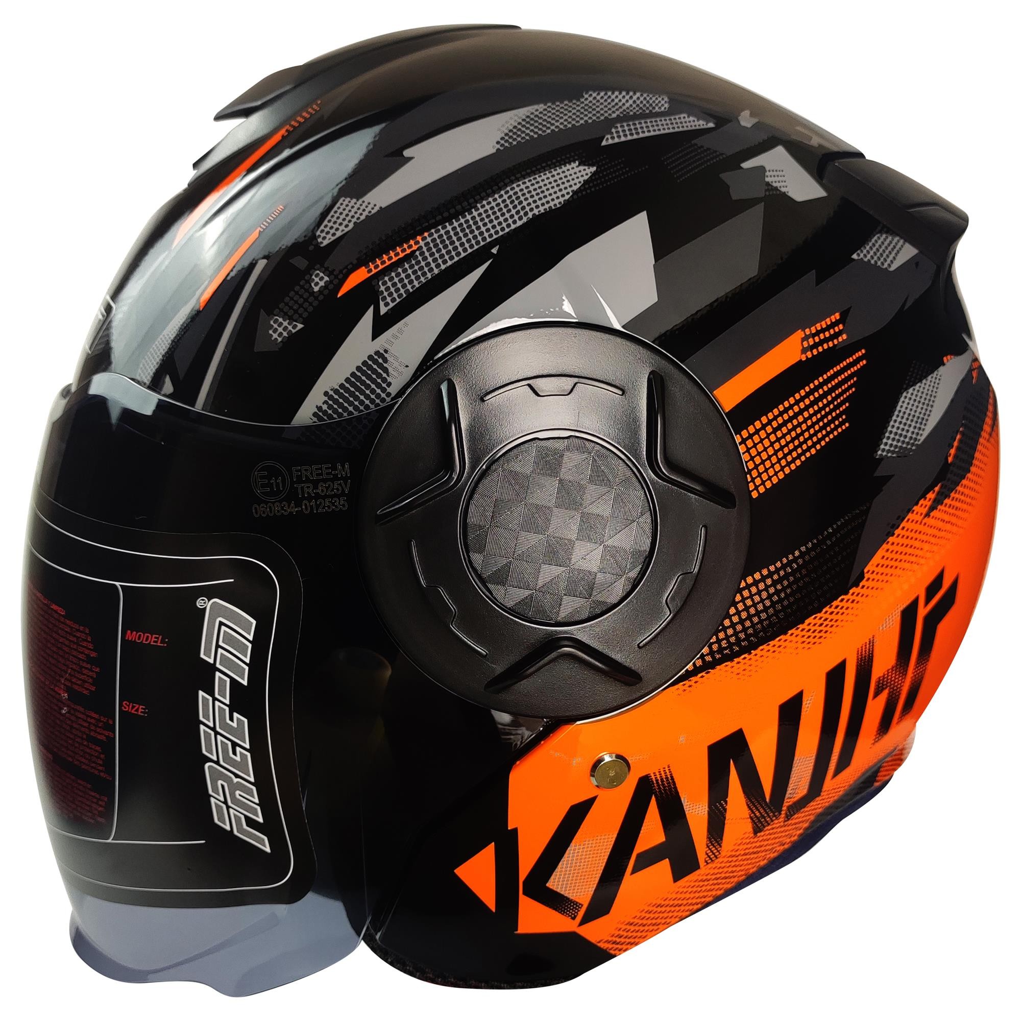 FREEM FR-665 TURUNCU YARIM KASK