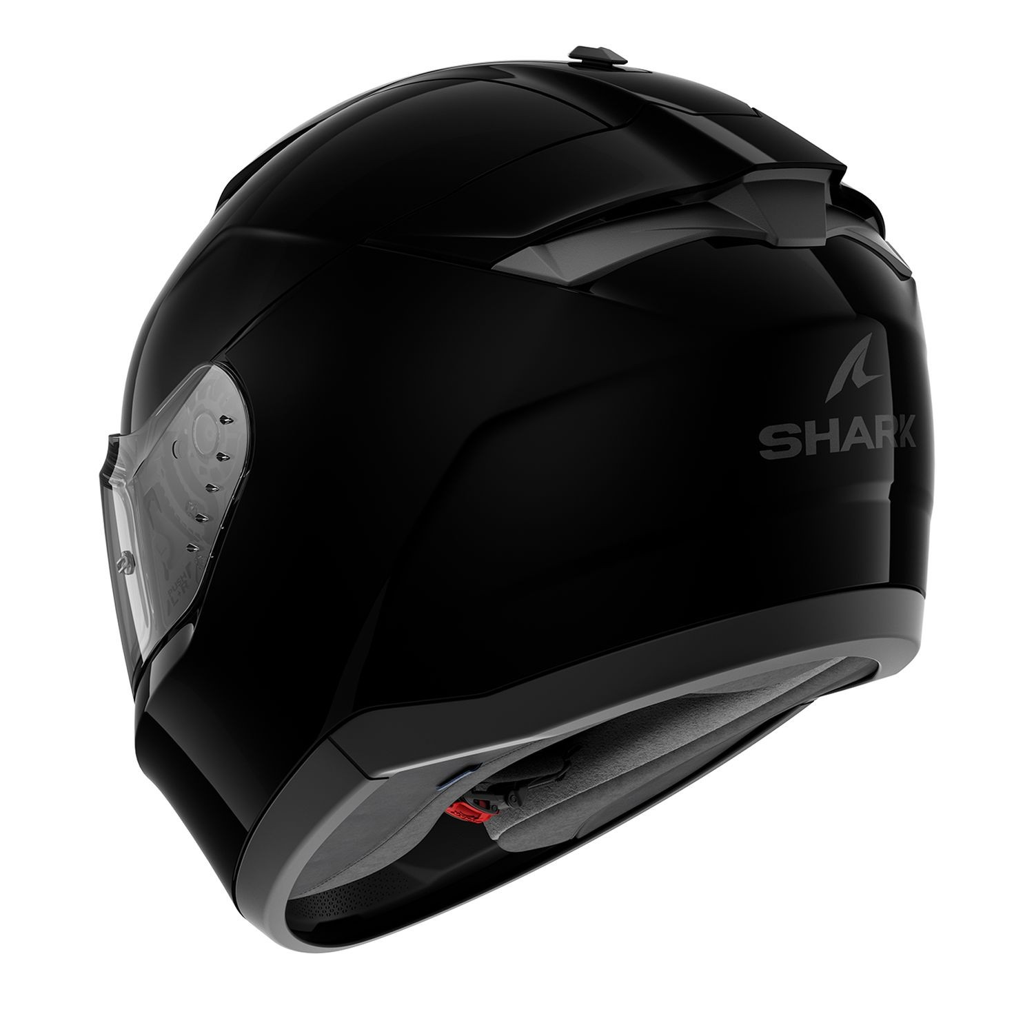 0314 SHARK RIDILL 2 BLANK KPALI KASK PARLAK SİYAH