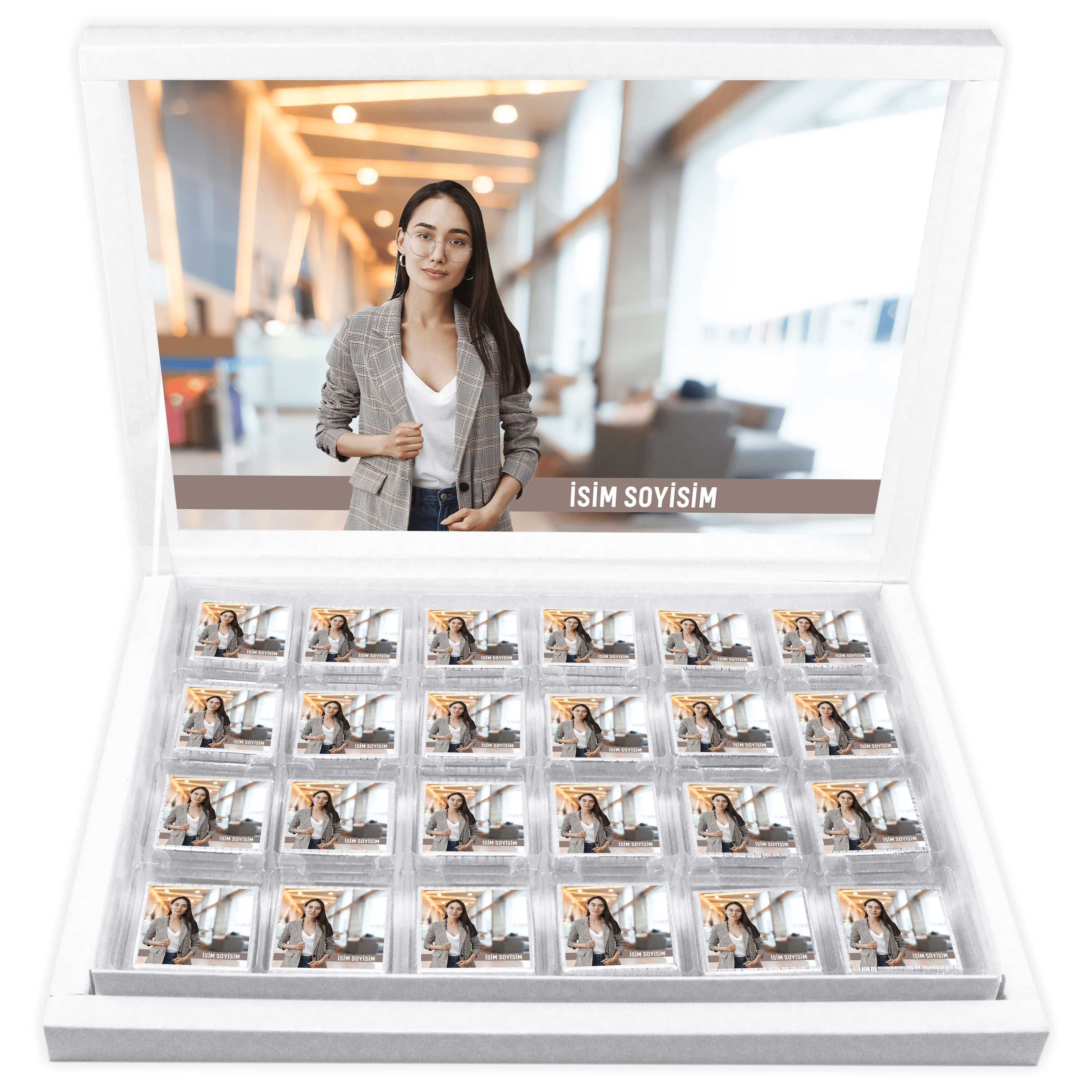 Fotoğraflı Ofis Çikolatası
