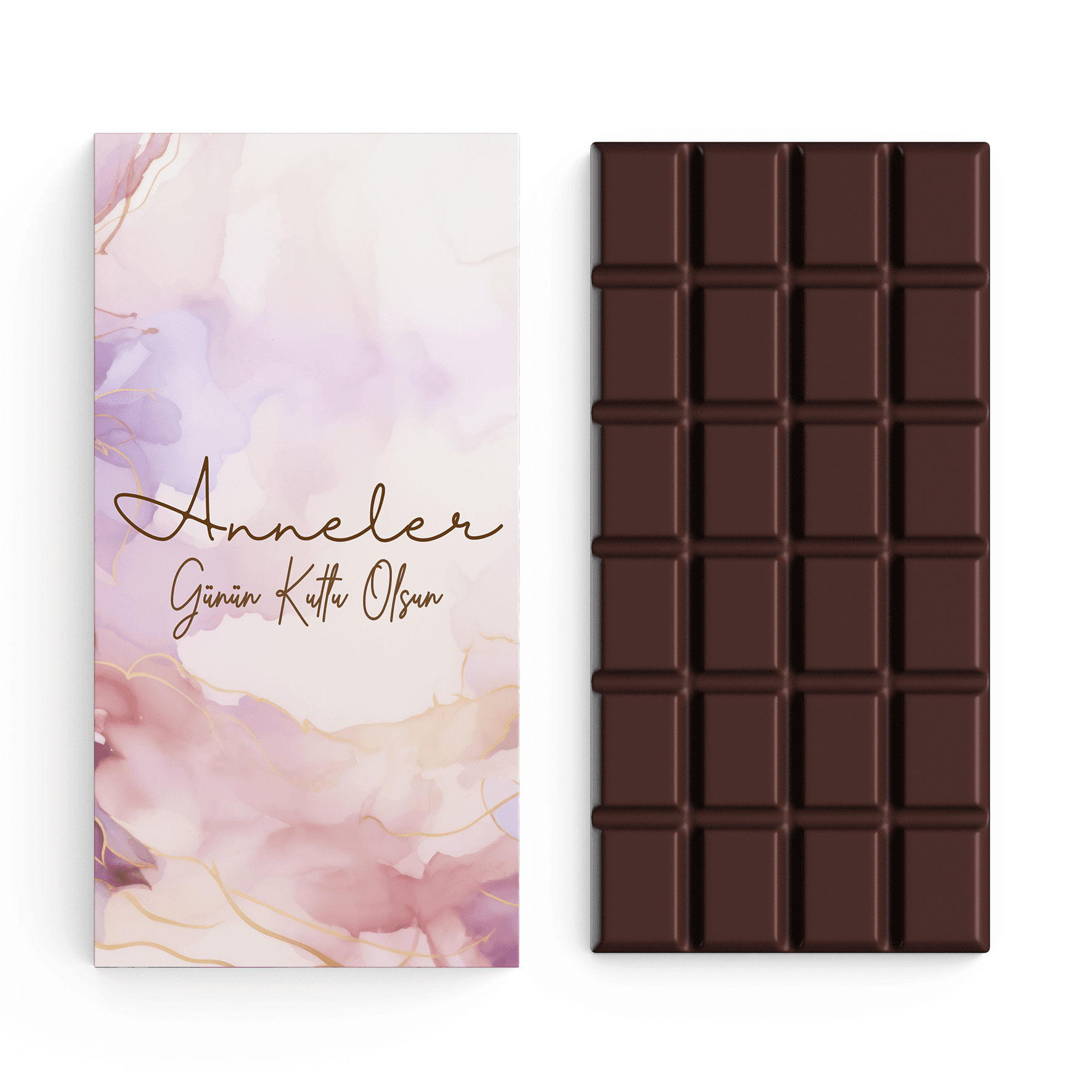 Anneler Gününe Özel Sütlü Tablet Çikolata