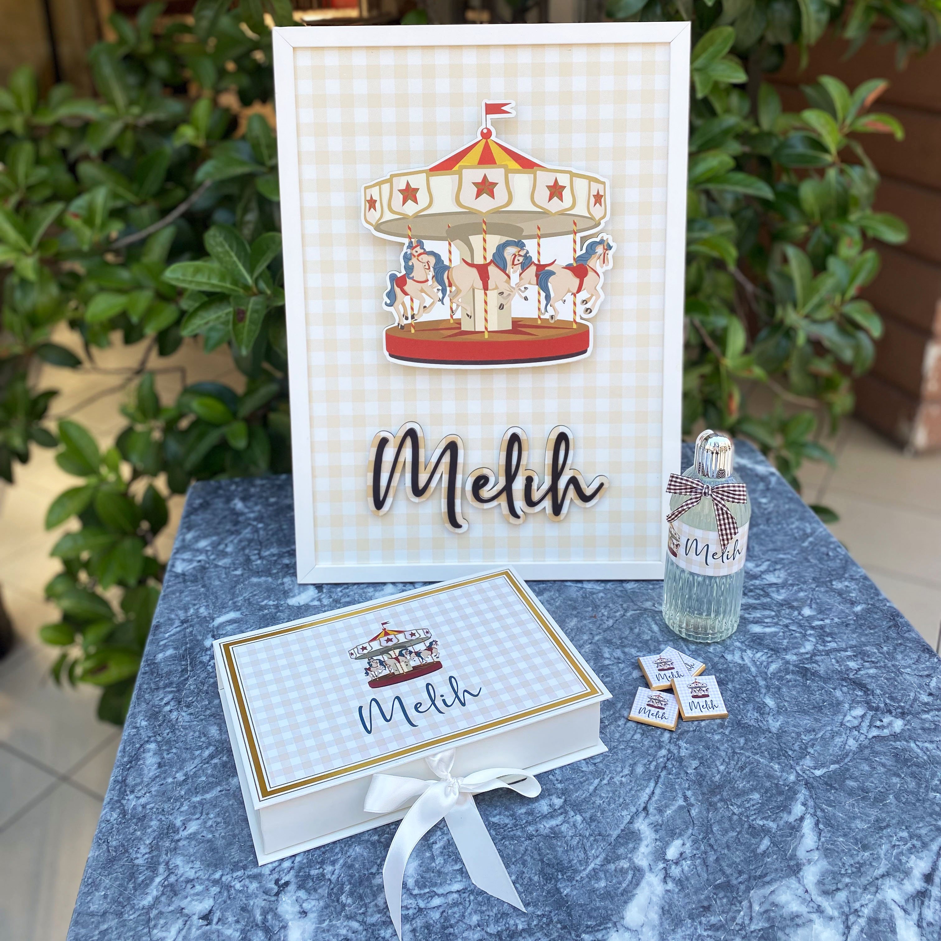 Atlı Karıncalı Erkek Bebek Seti