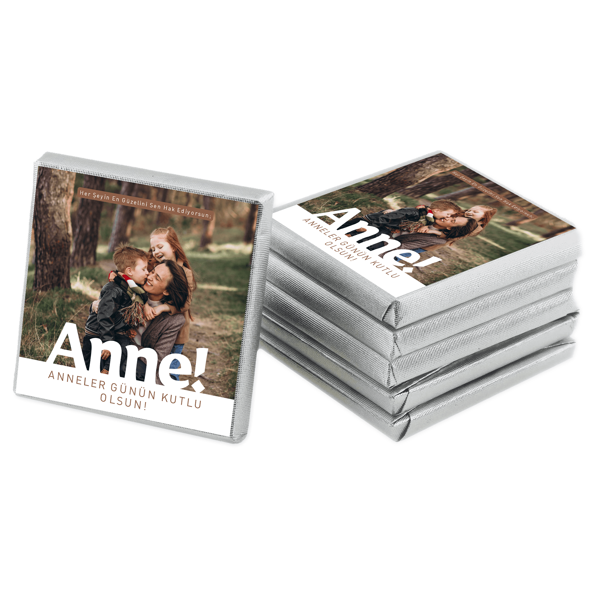 Anneler Günü Fotoğraflı Madlen Kutu