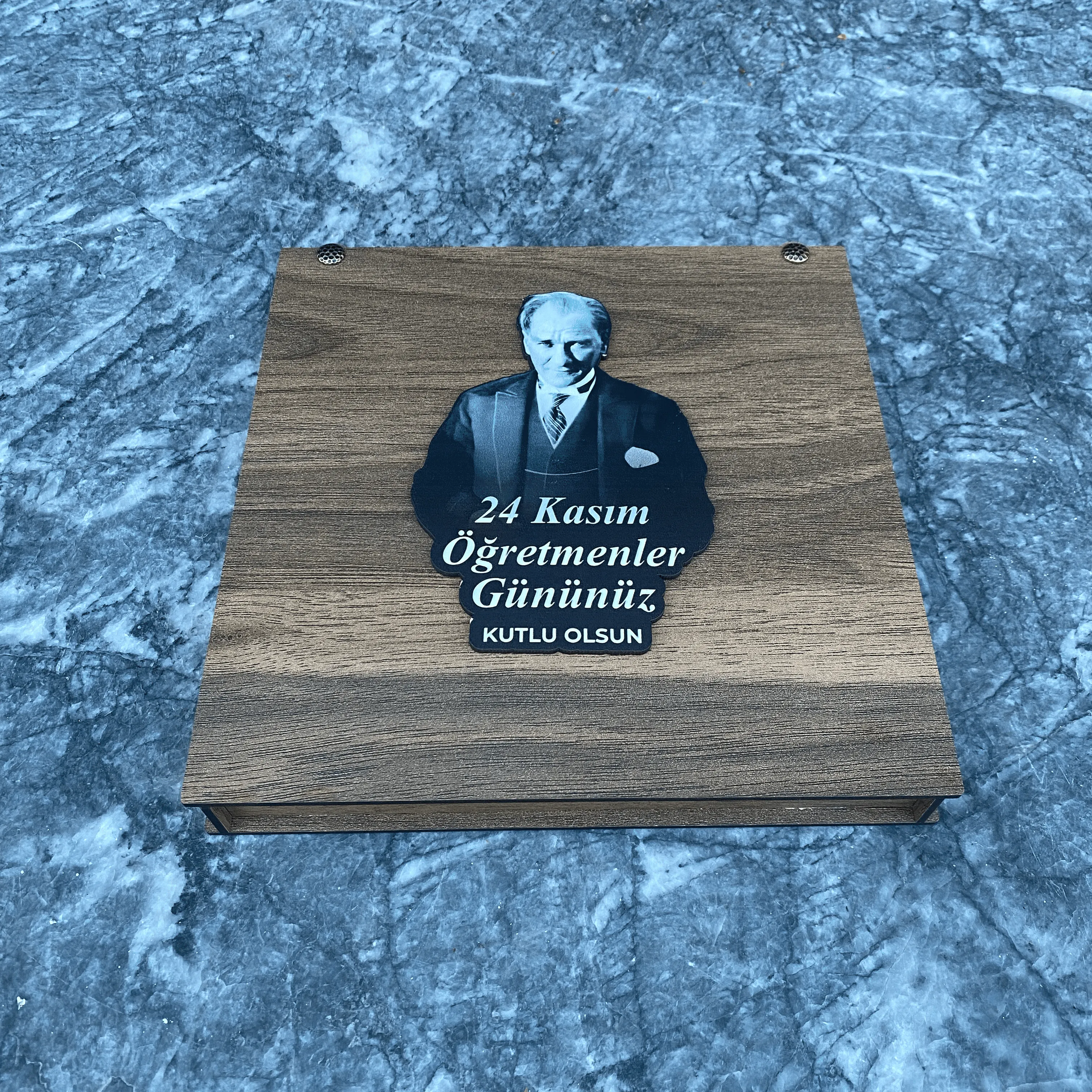 Öğretmenler Günü / Ahşap Kutu / Büyük Boy