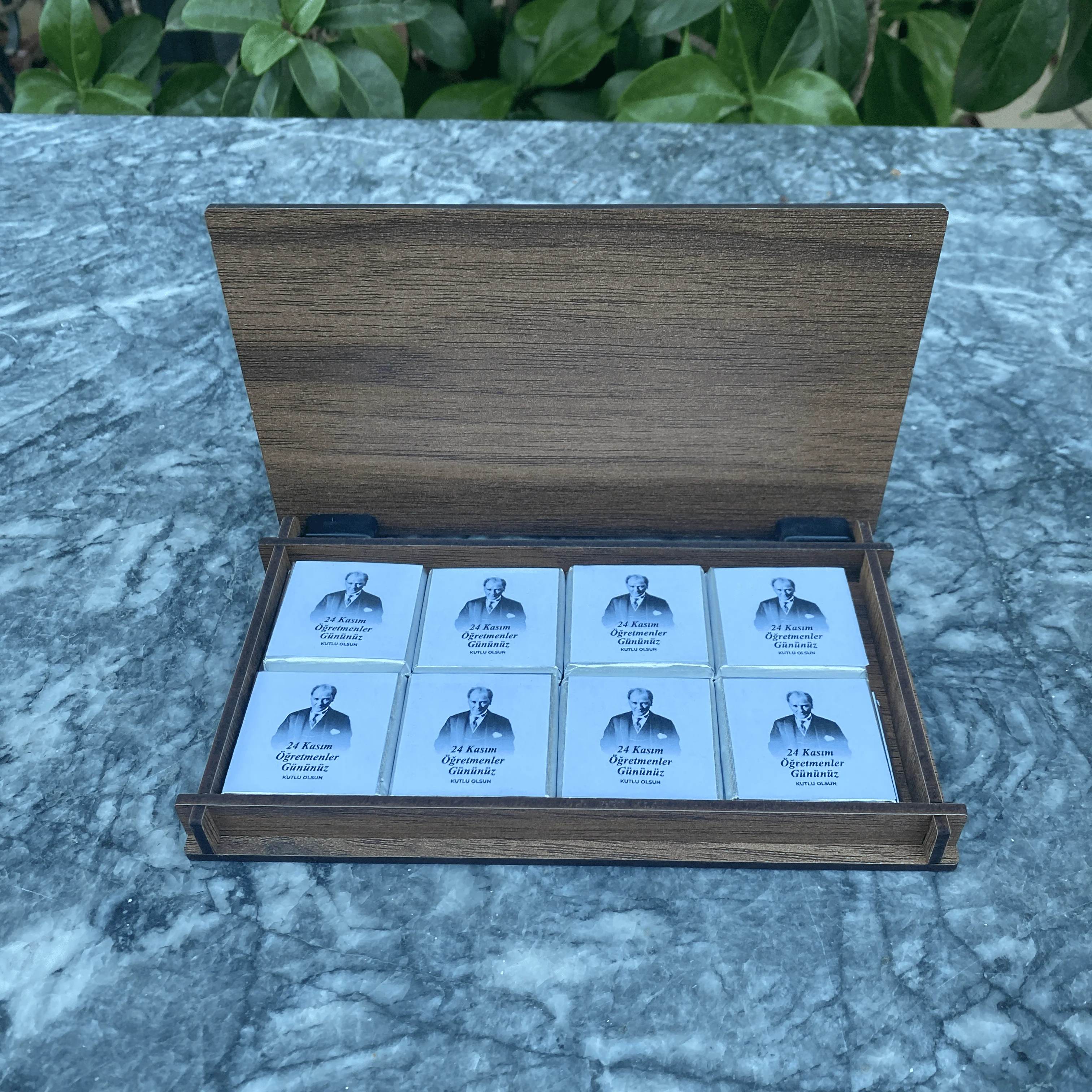 Öğretmenler Günü / Ahşap Kutu / Küçük Boy