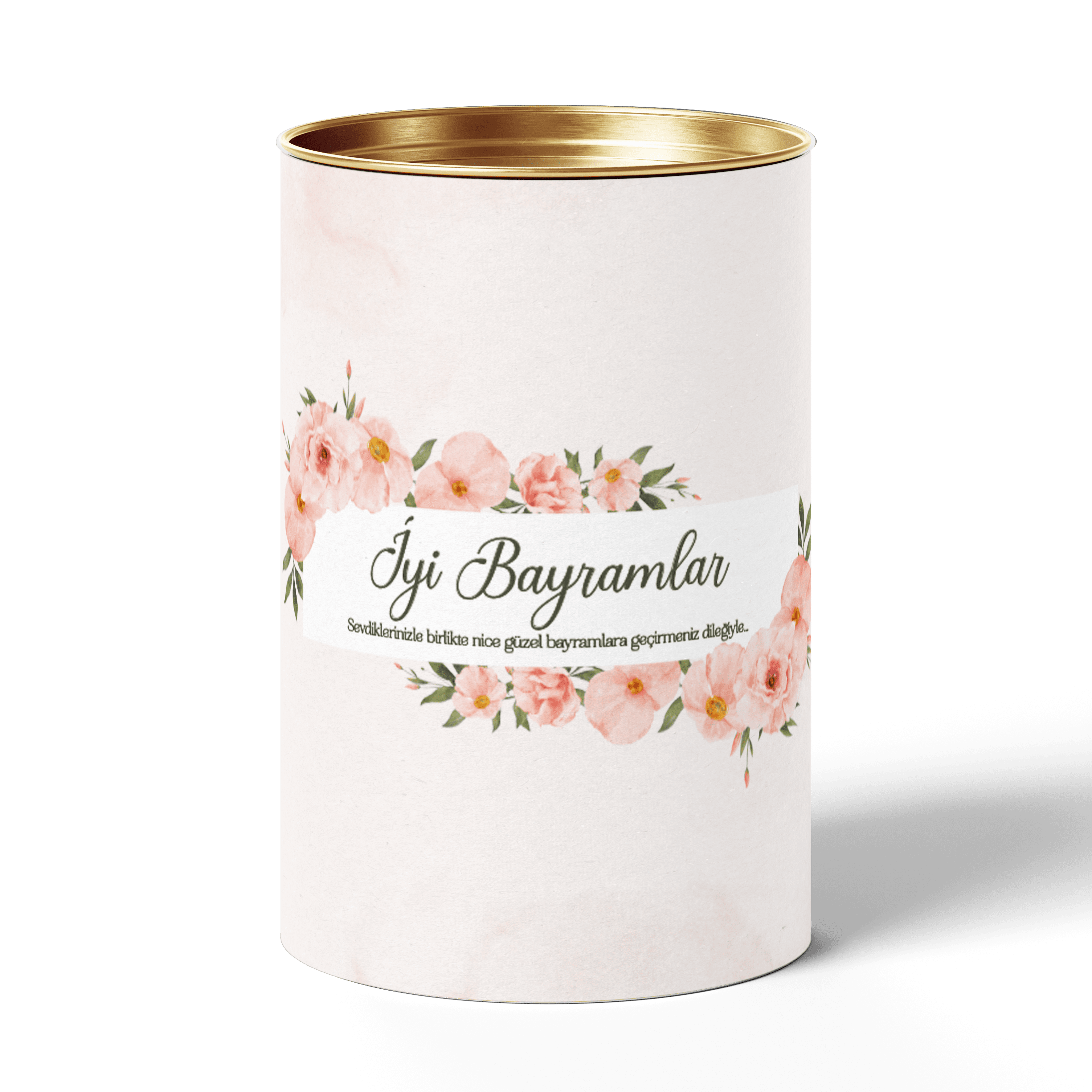 İyi Bayramlar Çikolatası / Silindir Madlen Çikolata