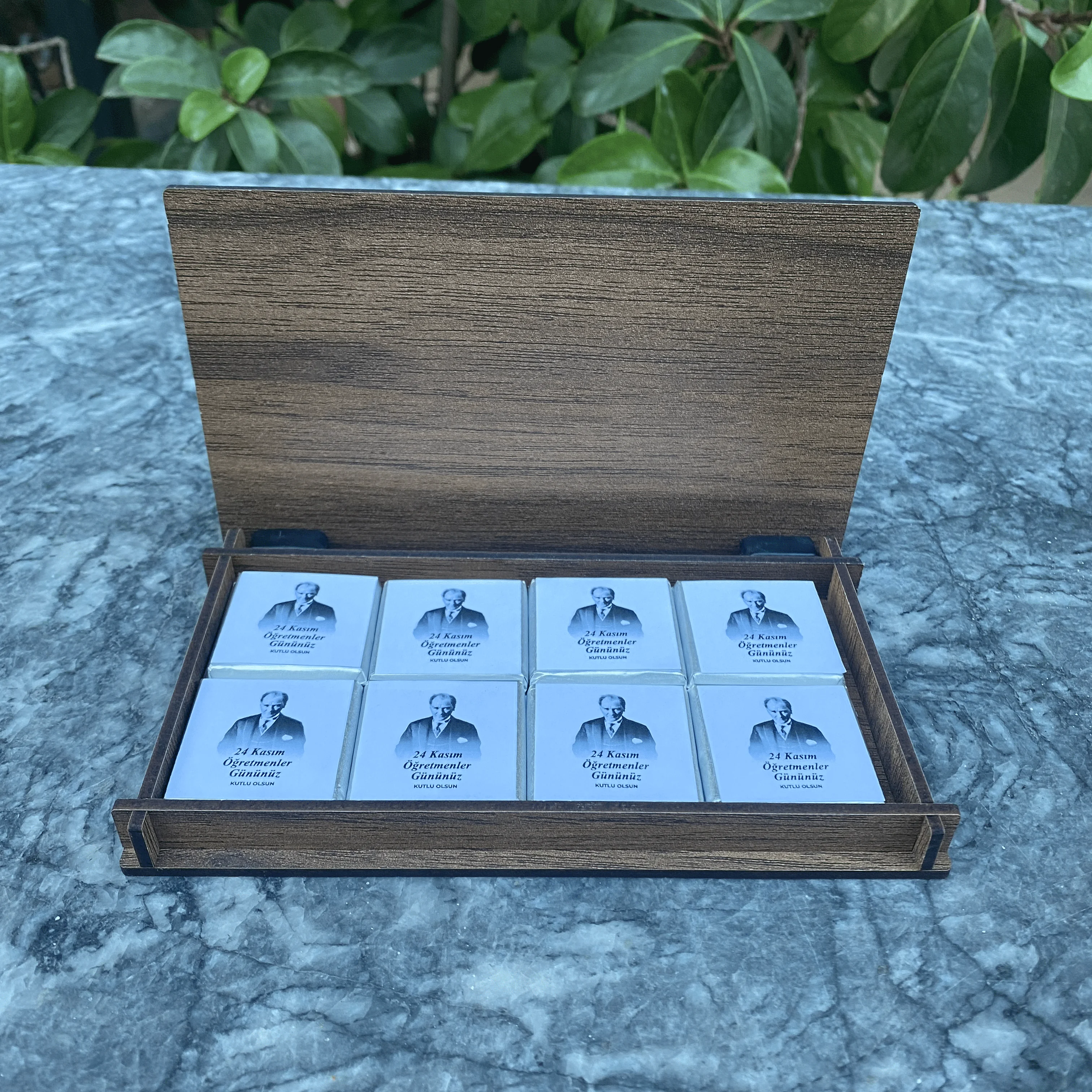 Öğretmenler Günü / Ahşap Kutu / Küçük Boy