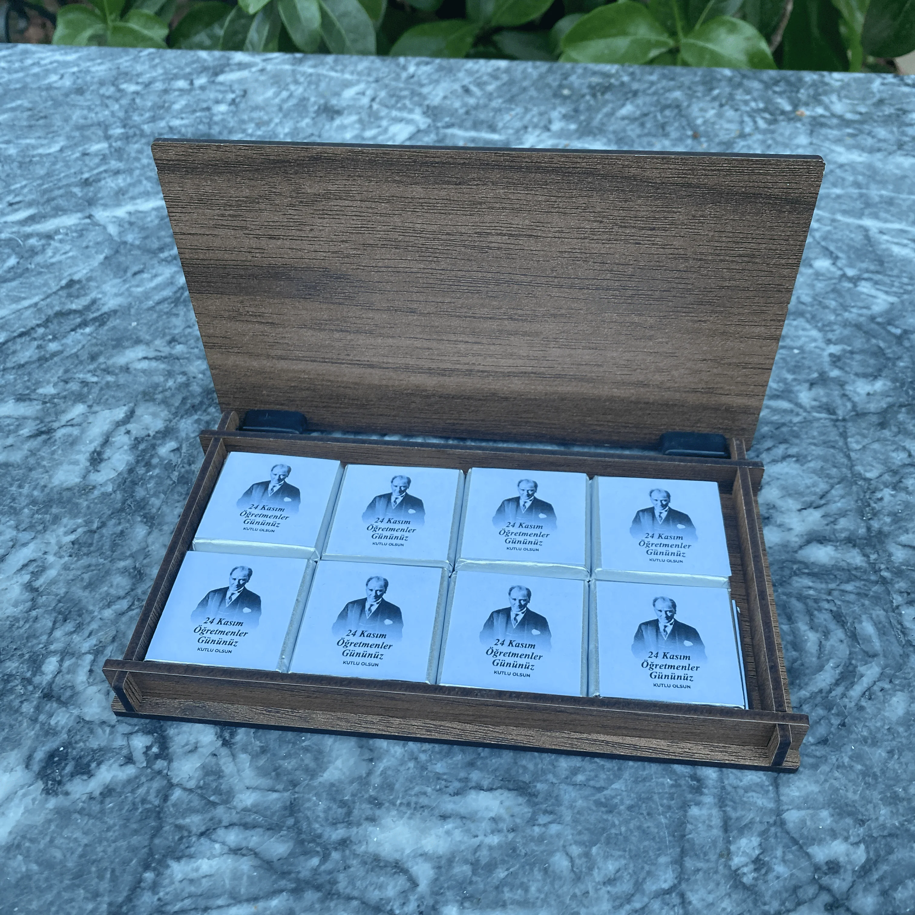 Öğretmenler Günü / Ahşap Kutu / Küçük Boy