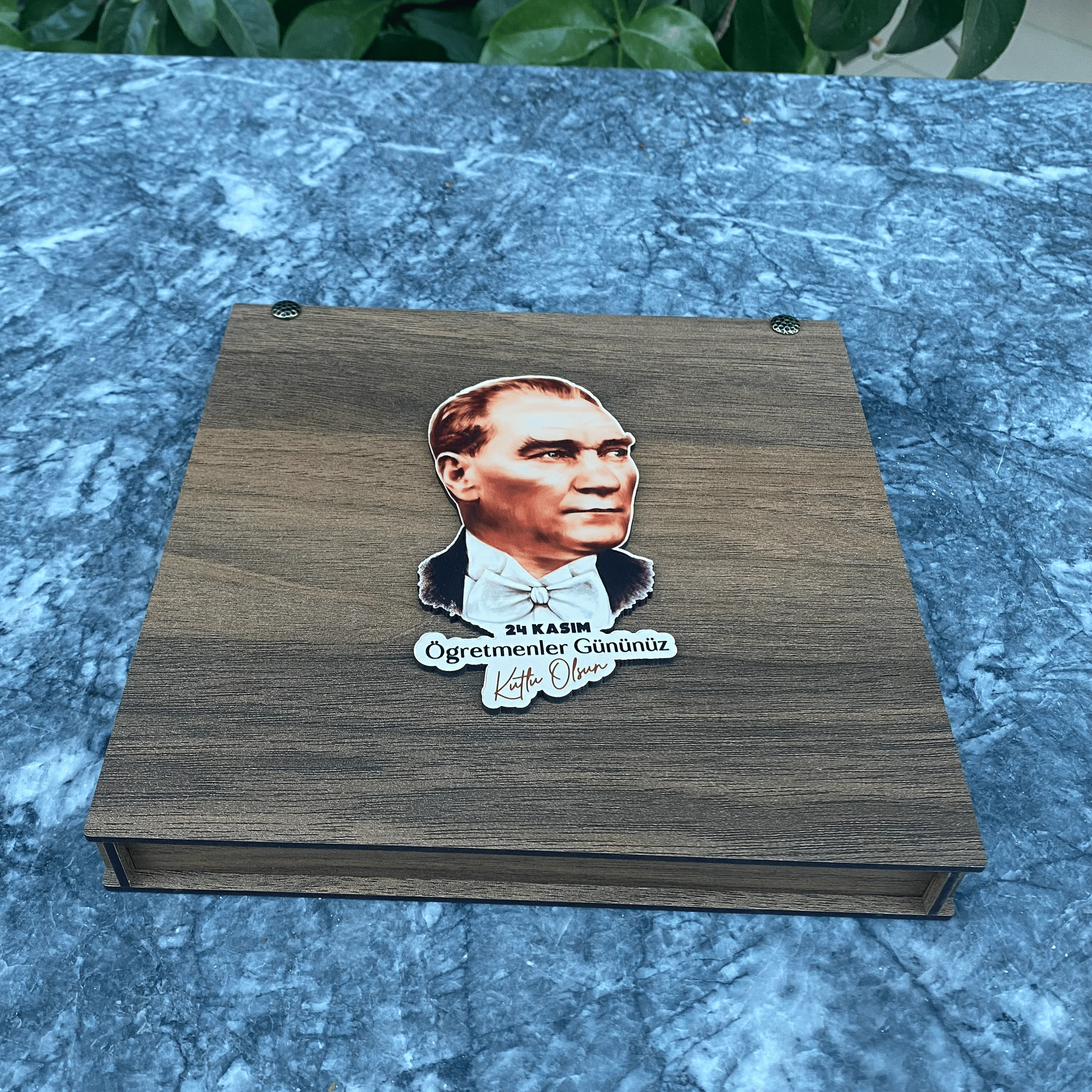 Öğretmenler Günü / Ahşap Kutu / Büyük Boy