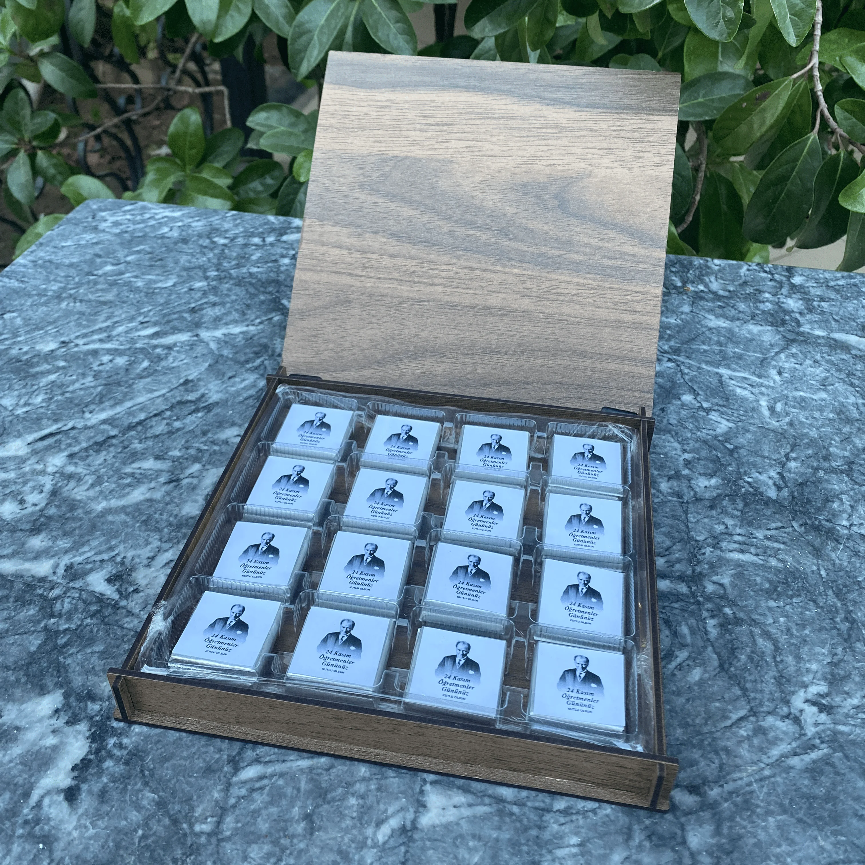 Öğretmenler Günü / Ahşap Kutu / Büyük Boy