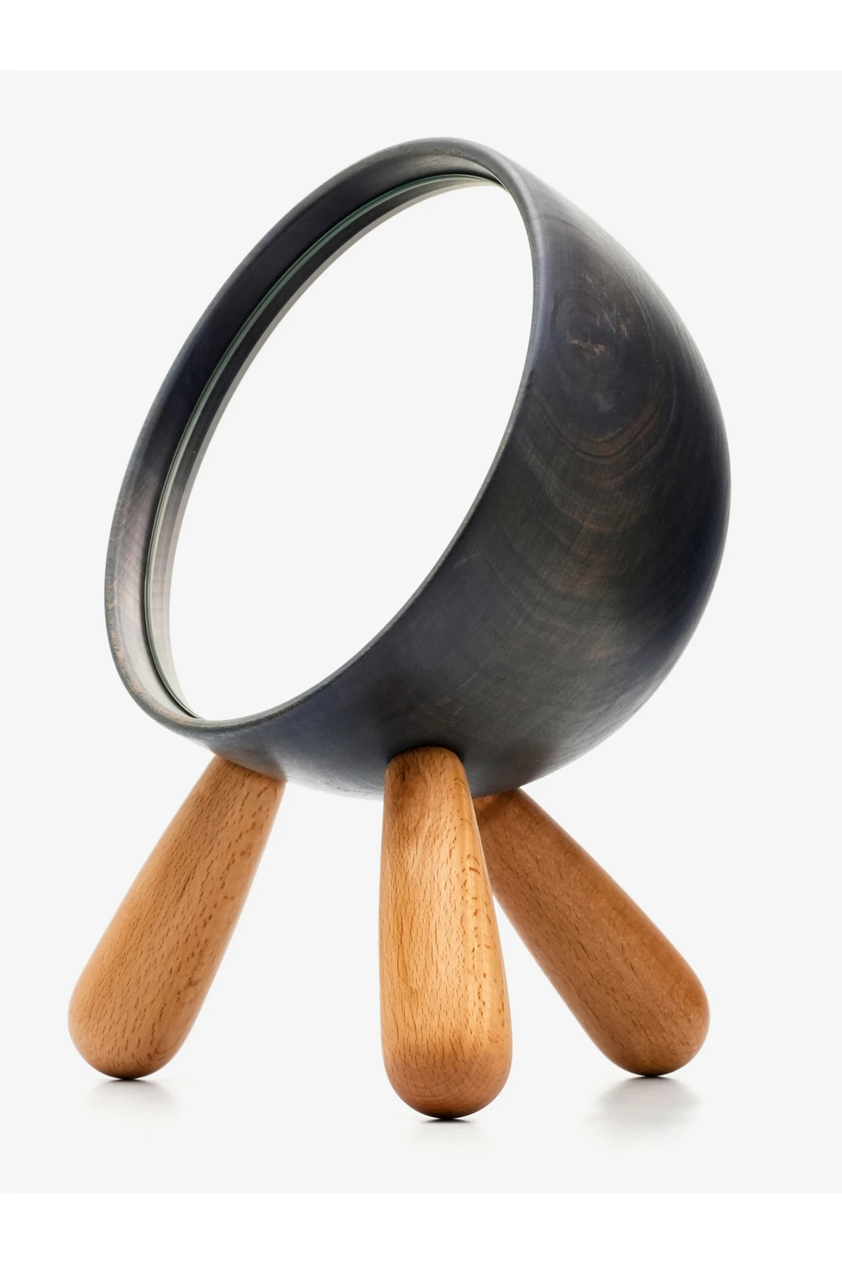 Dekoratif Masaüstü Makyaj Aynası Gece Mavisi Rengi