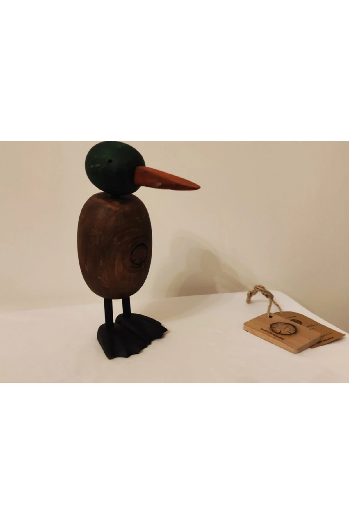 Doğal Ahşap Biblo / Fırınlanmış Gürgen Ağacından Ahşap Biblo