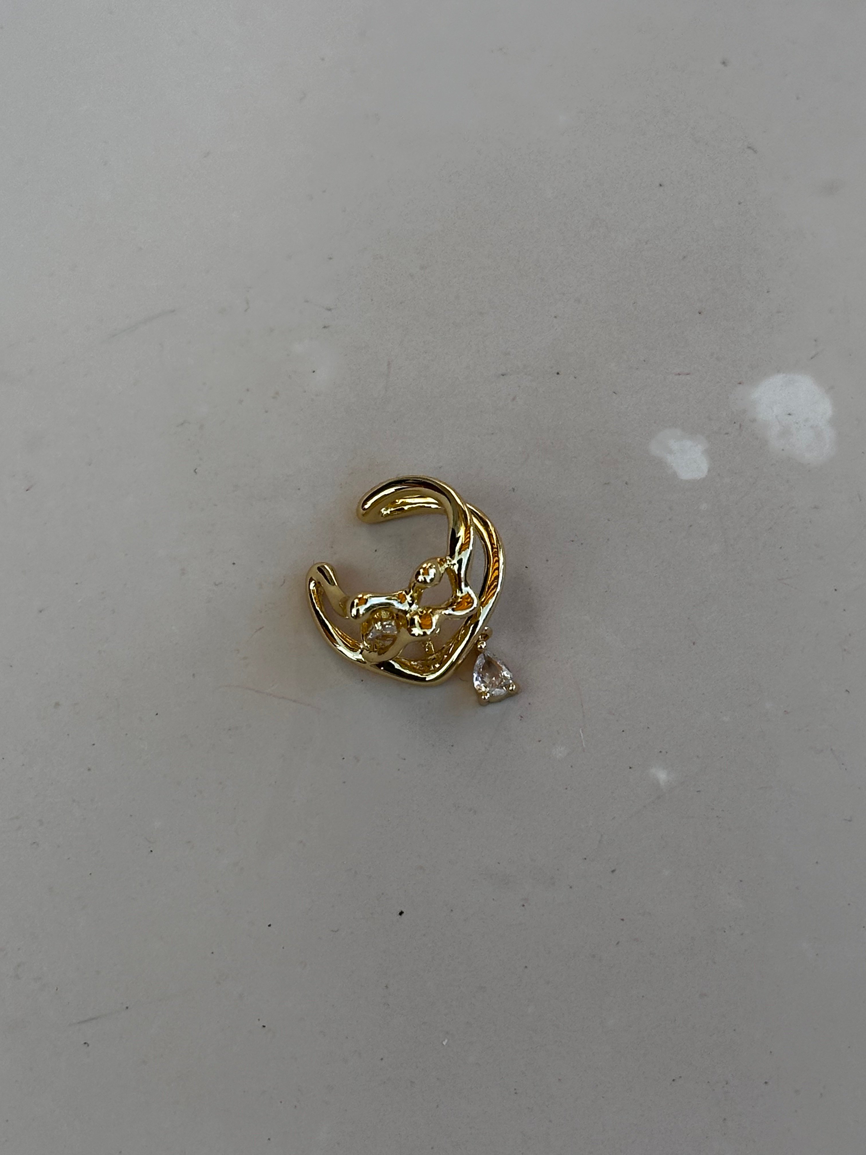 Küçük Taşlı Ear Cuff 