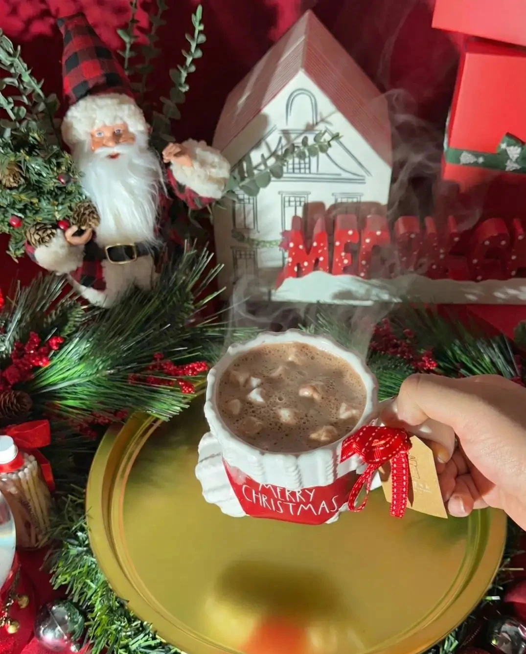 Orijinal Tasarım Yeni Yıl Çorap Seramik Kupa , Sınırlı Stok!