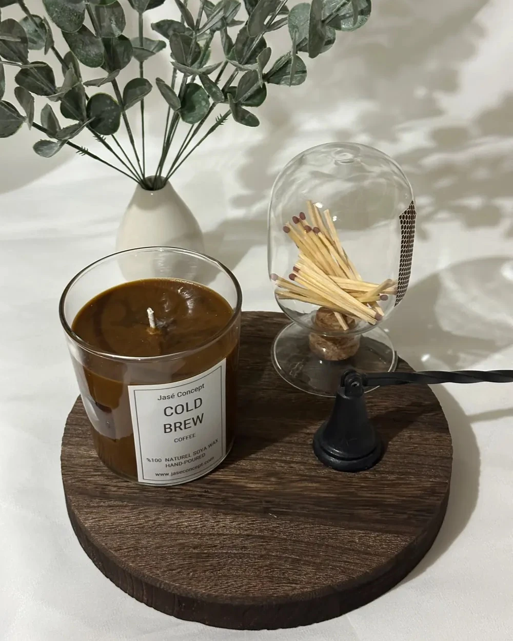 Cold Brew Küçük Boy | Kahve Kokulu Tasarım Mum (270gr)