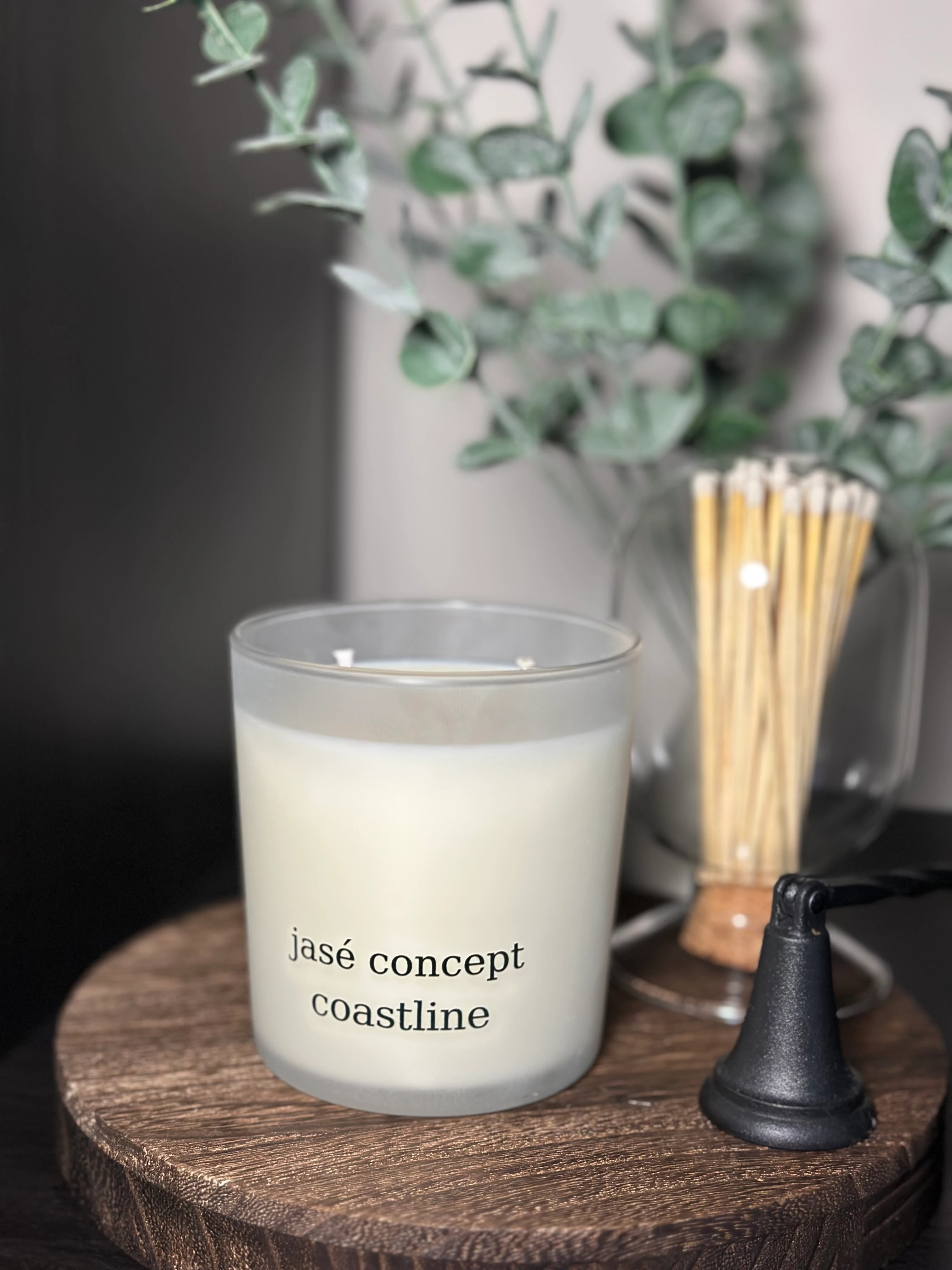 Sade Koleksiyonu "Coastline" | %100 Doğal Soya Mum (270 gr)