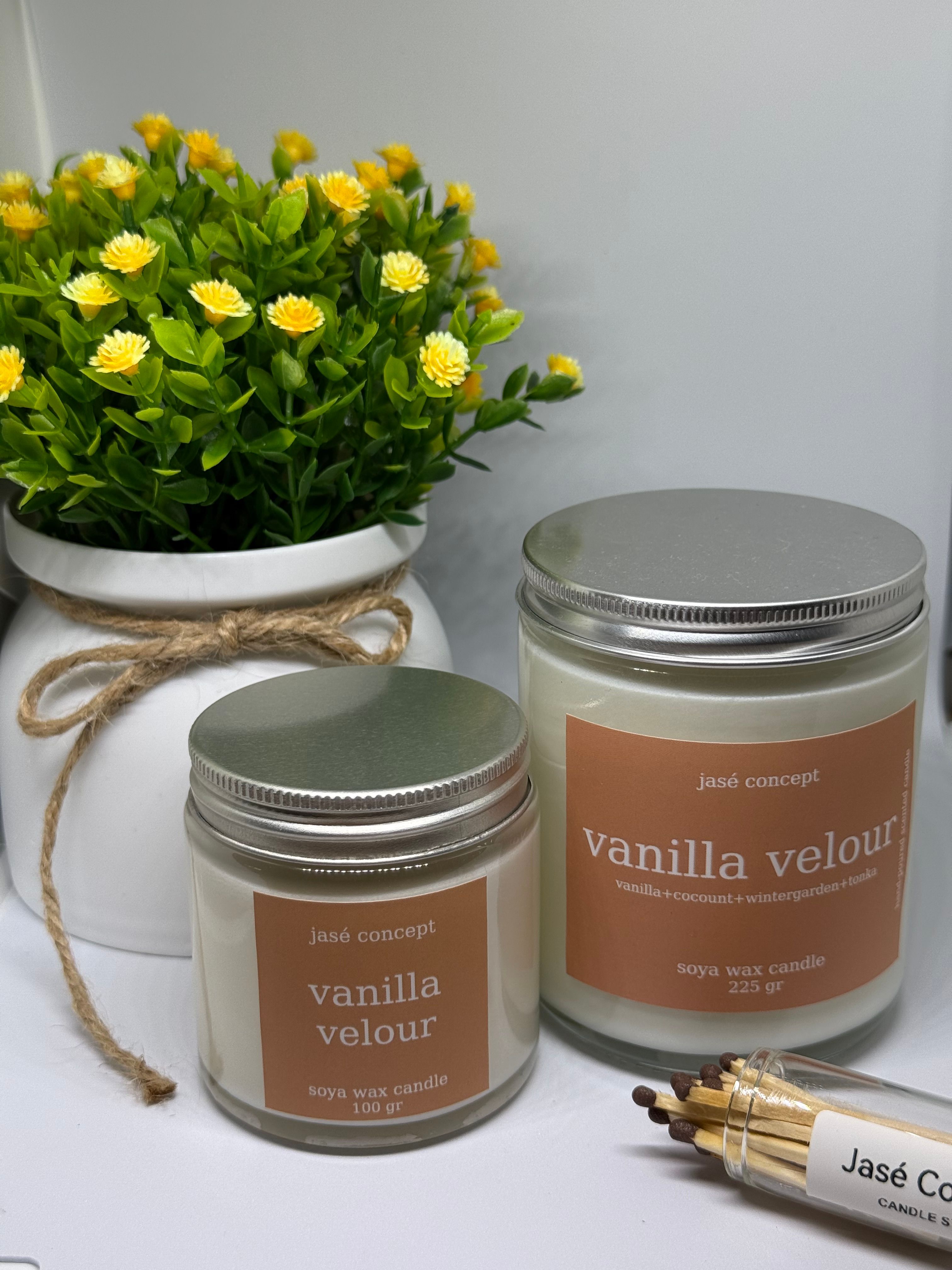 Vanilla Velour Kavanoz Mum 