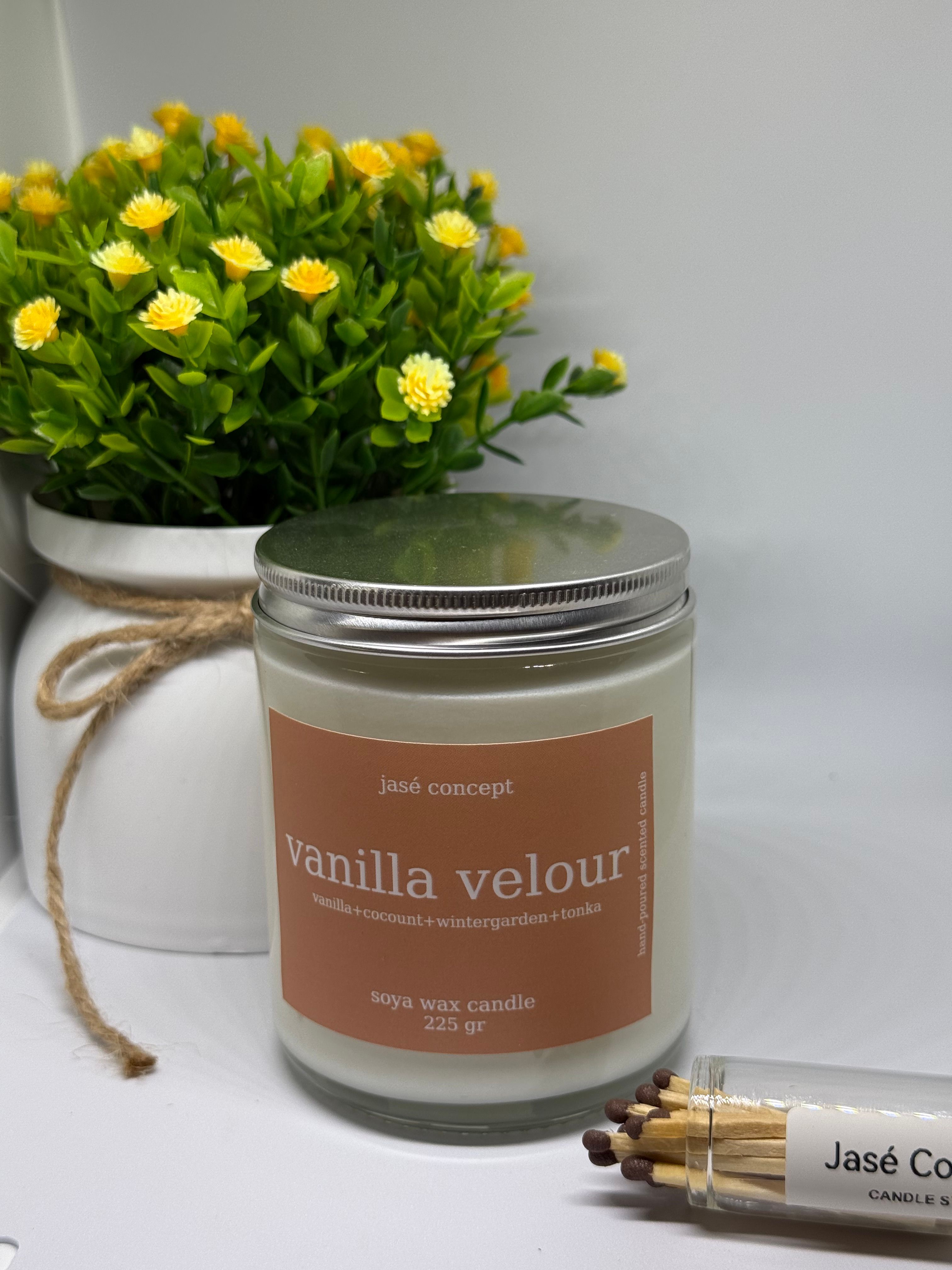 Vanilla Velour Kavanoz Mum 