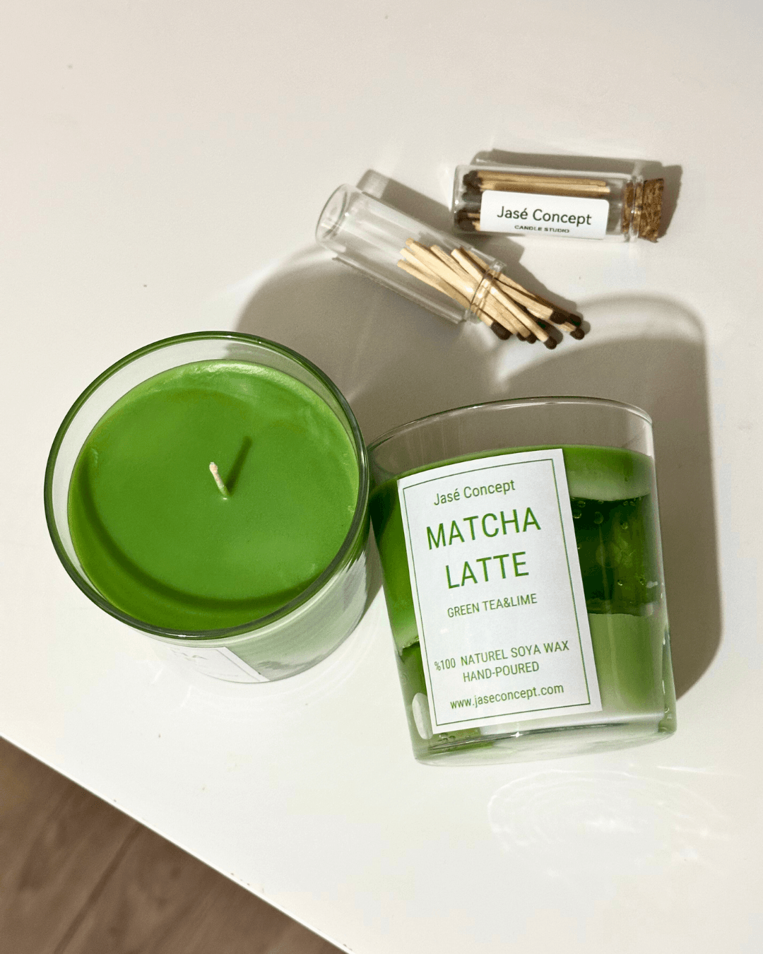Matcha Latte Küçük Mum