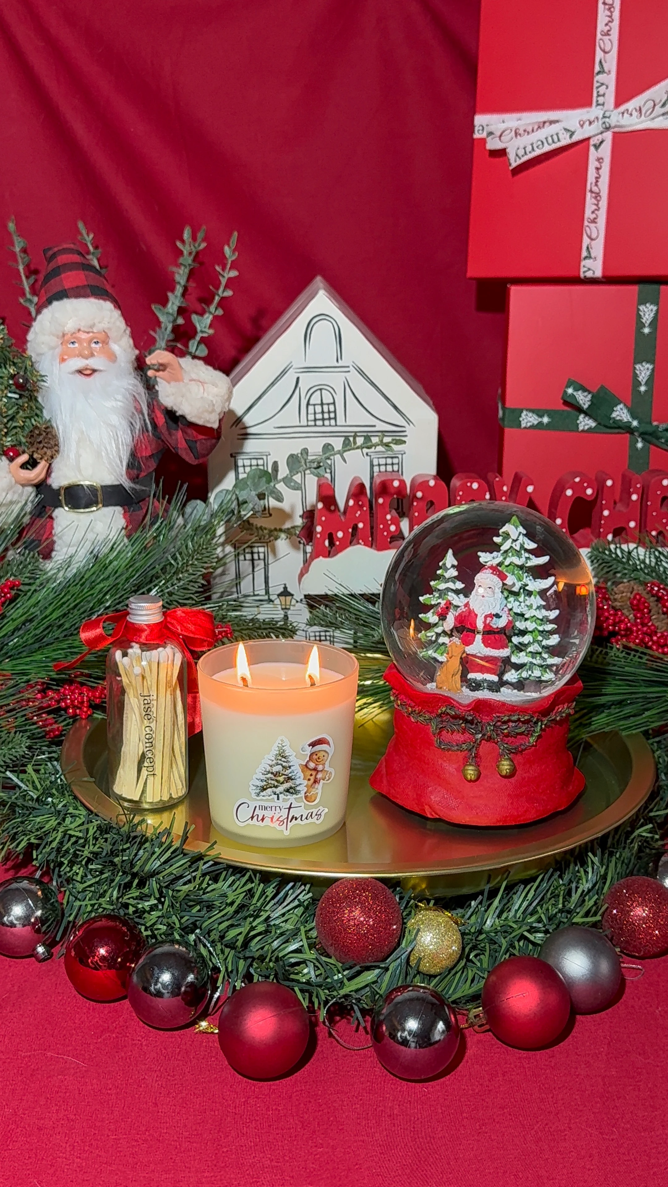 Buzlu Cam Tarçın-Vanilya Soya Mumu-270 gr.