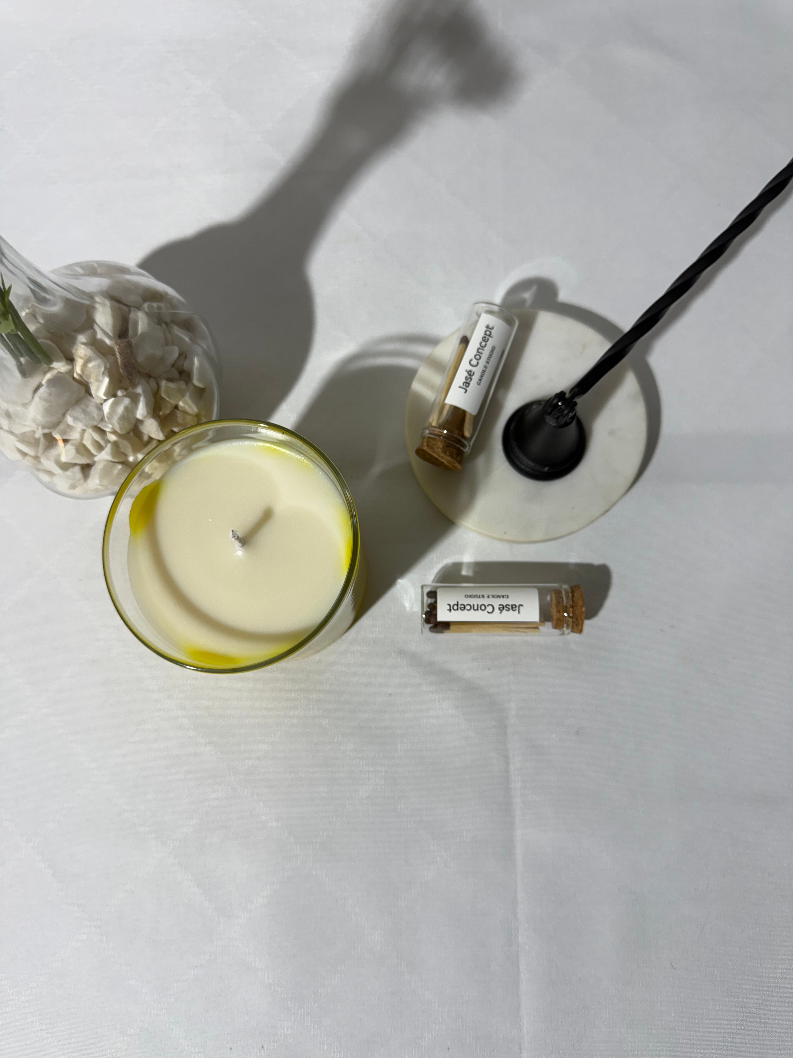 Limon Dalgalı Mum