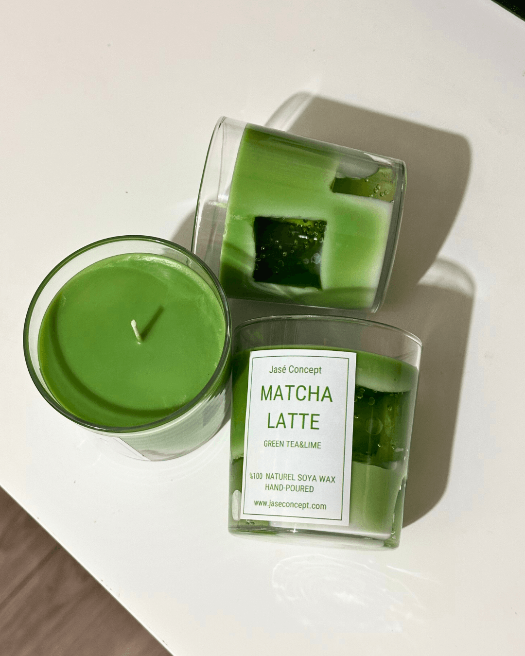 Matcha Latte Küçük Mum
