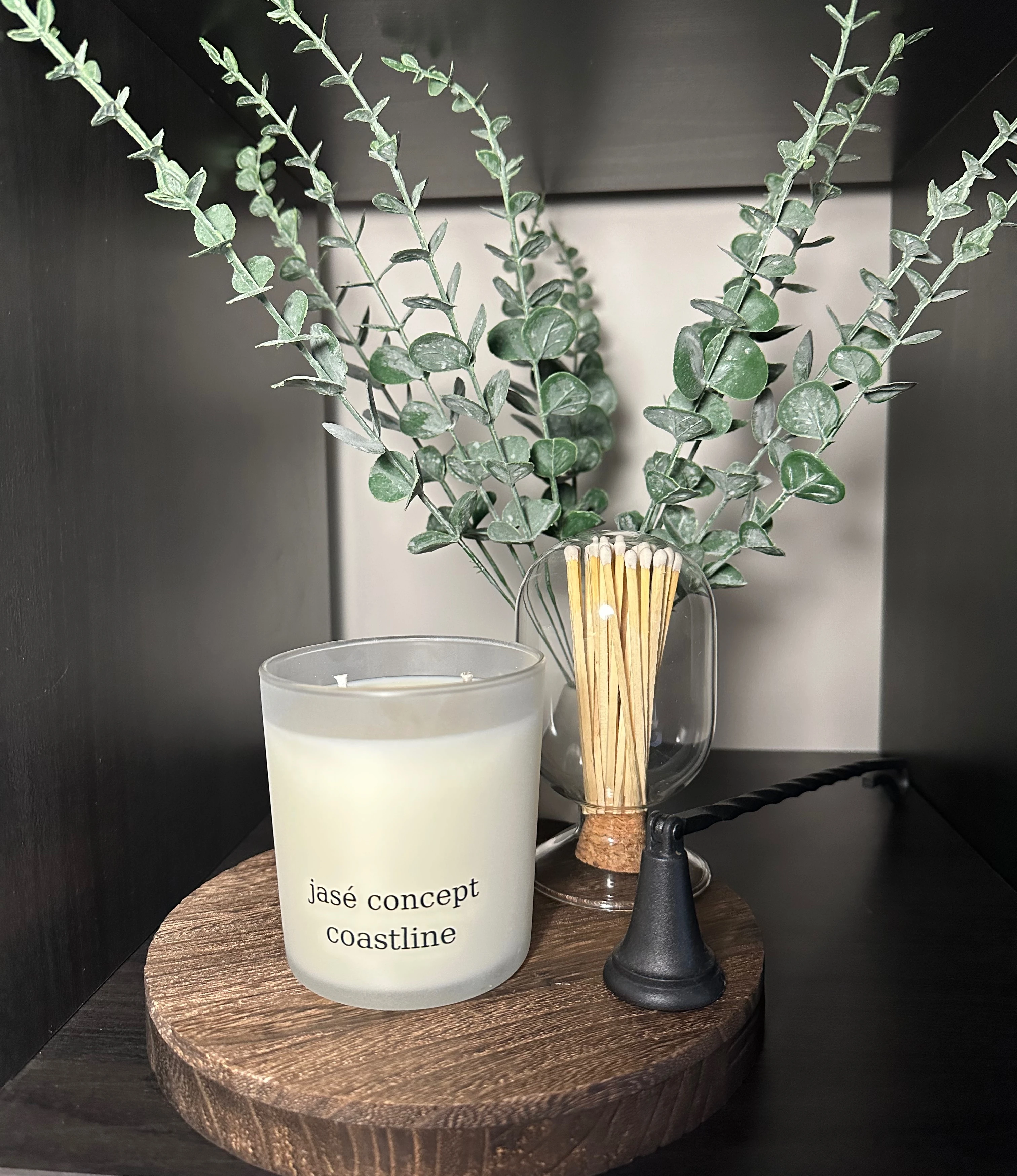 Sade Koleksiyonu "Flower" | %100 Doğal Soya Mum (270 gr)