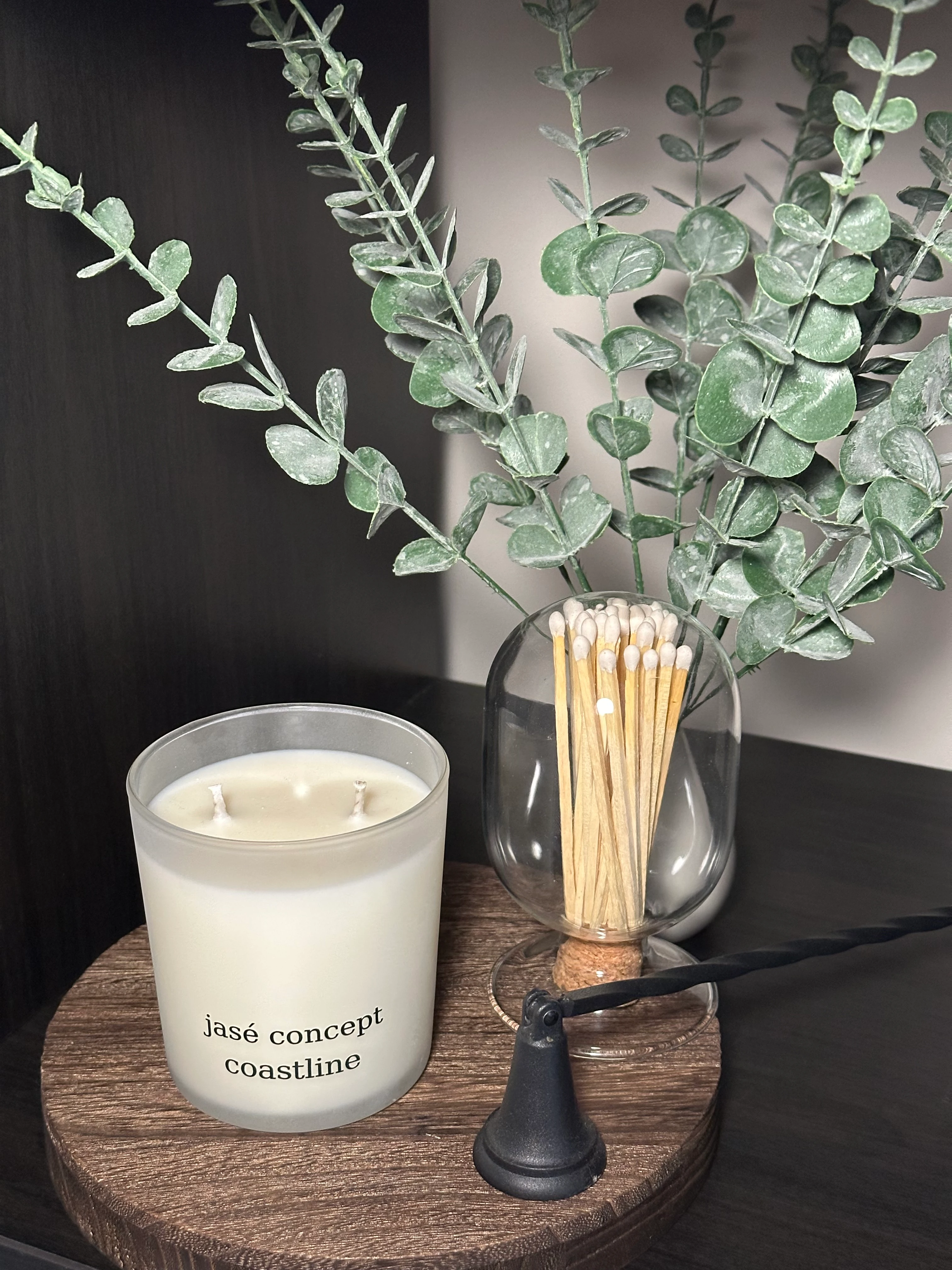 Sade Koleksiyonu "Coastline" | %100 Doğal Soya Mum (270 gr)