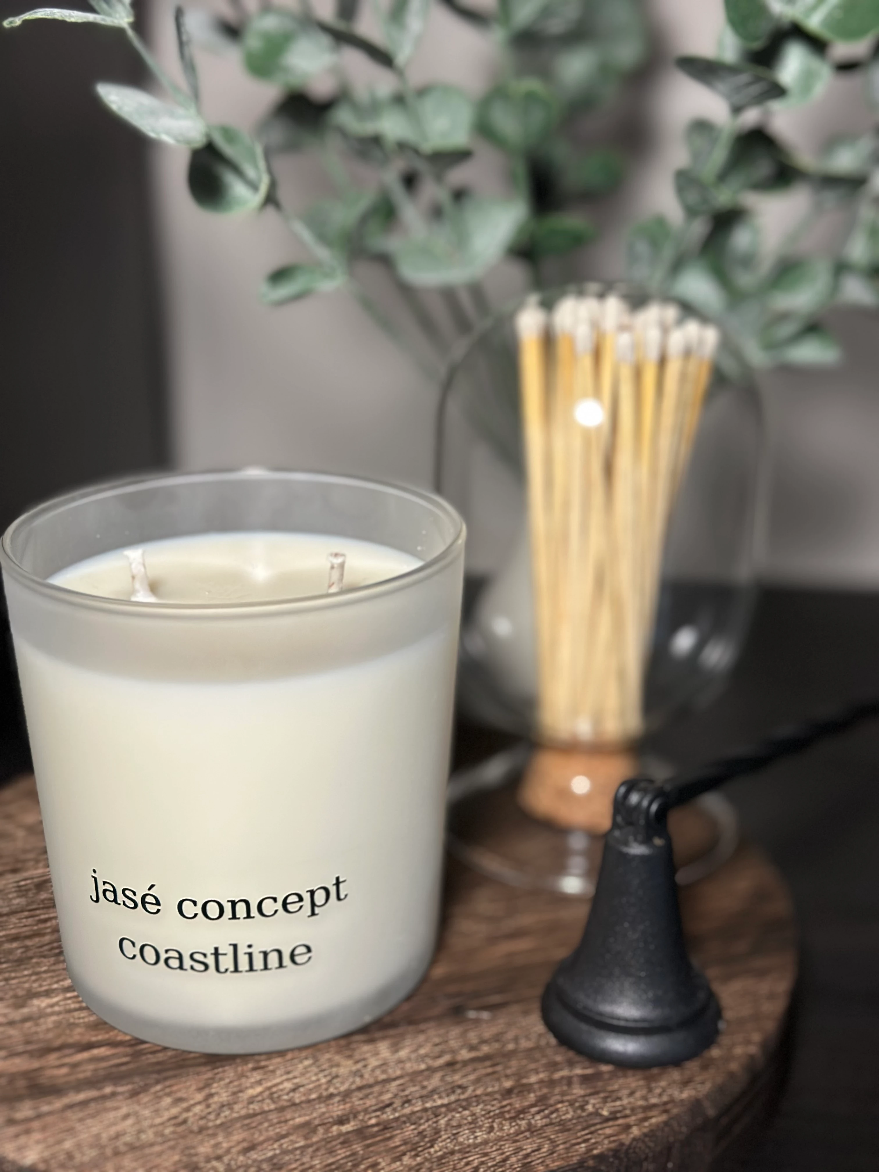 Sade Koleksiyonu "Flower" | %100 Doğal Soya Mum (270 gr)