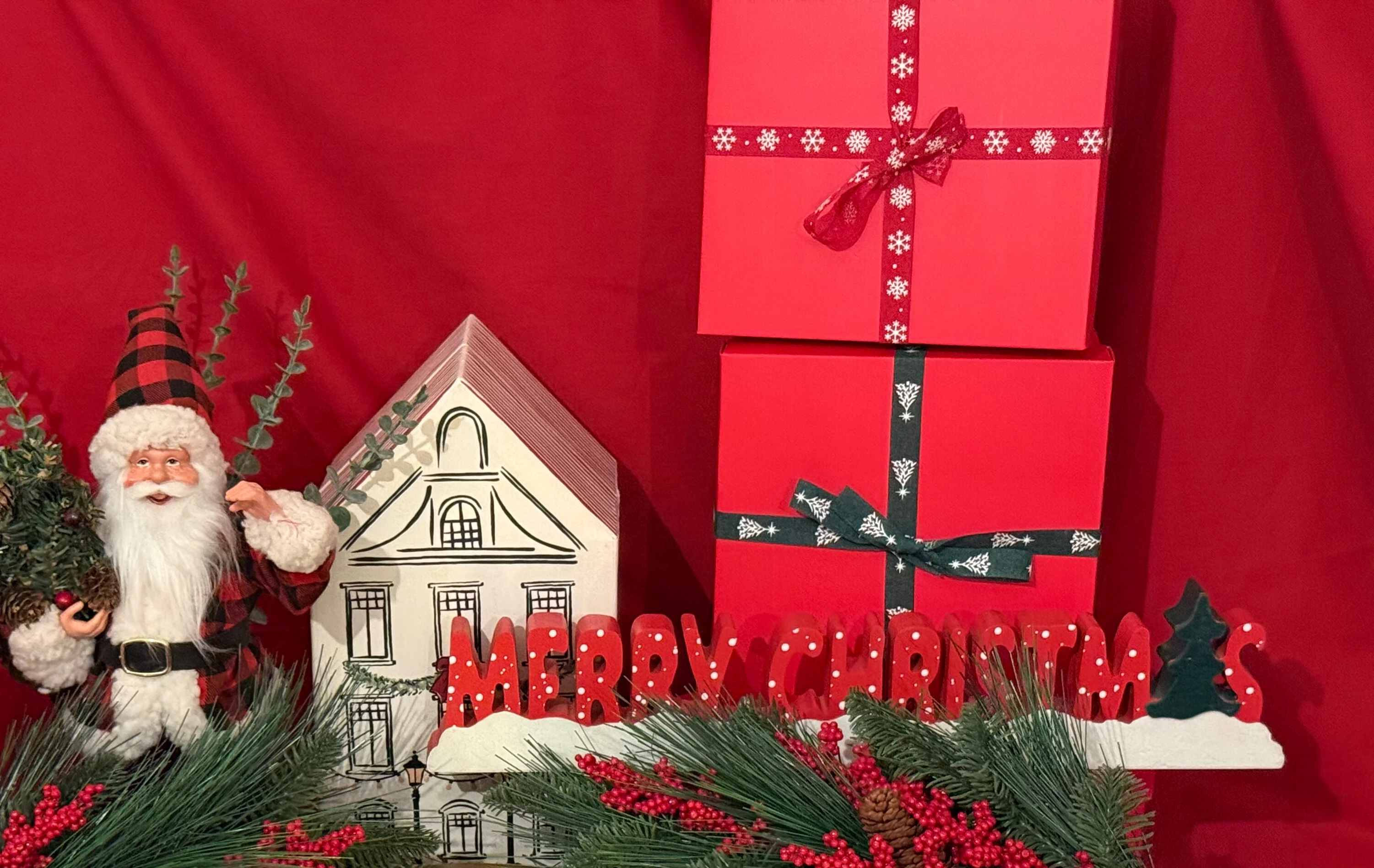 Kış Rüyası Hediye Seti | Yeni Yıl Tarçın ve Çam Ağacı Mum Kutusu