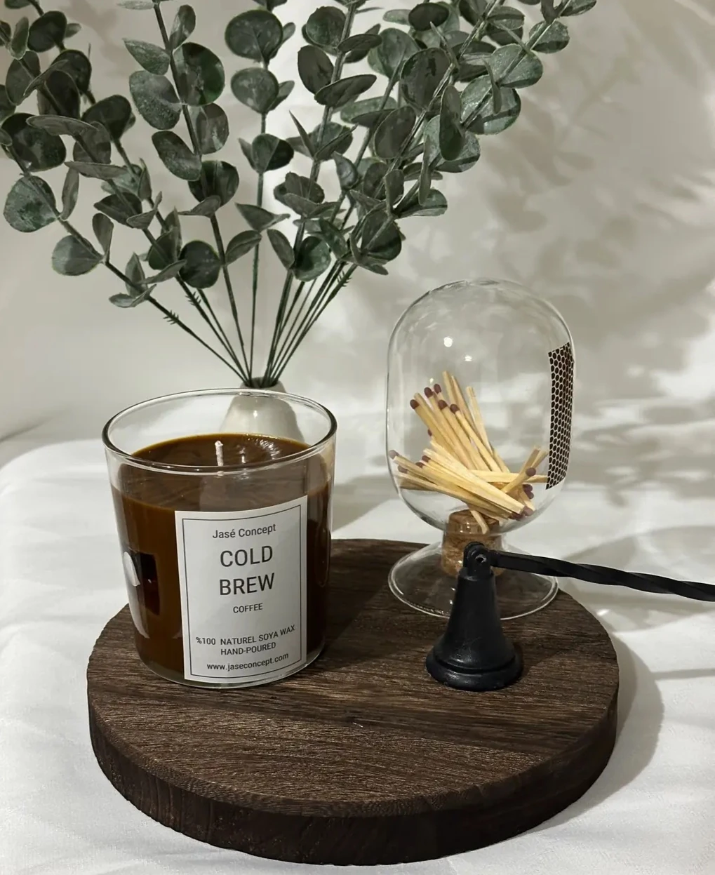 Cold Brew Küçük Boy | Kahve Kokulu Tasarım Mum (270gr)